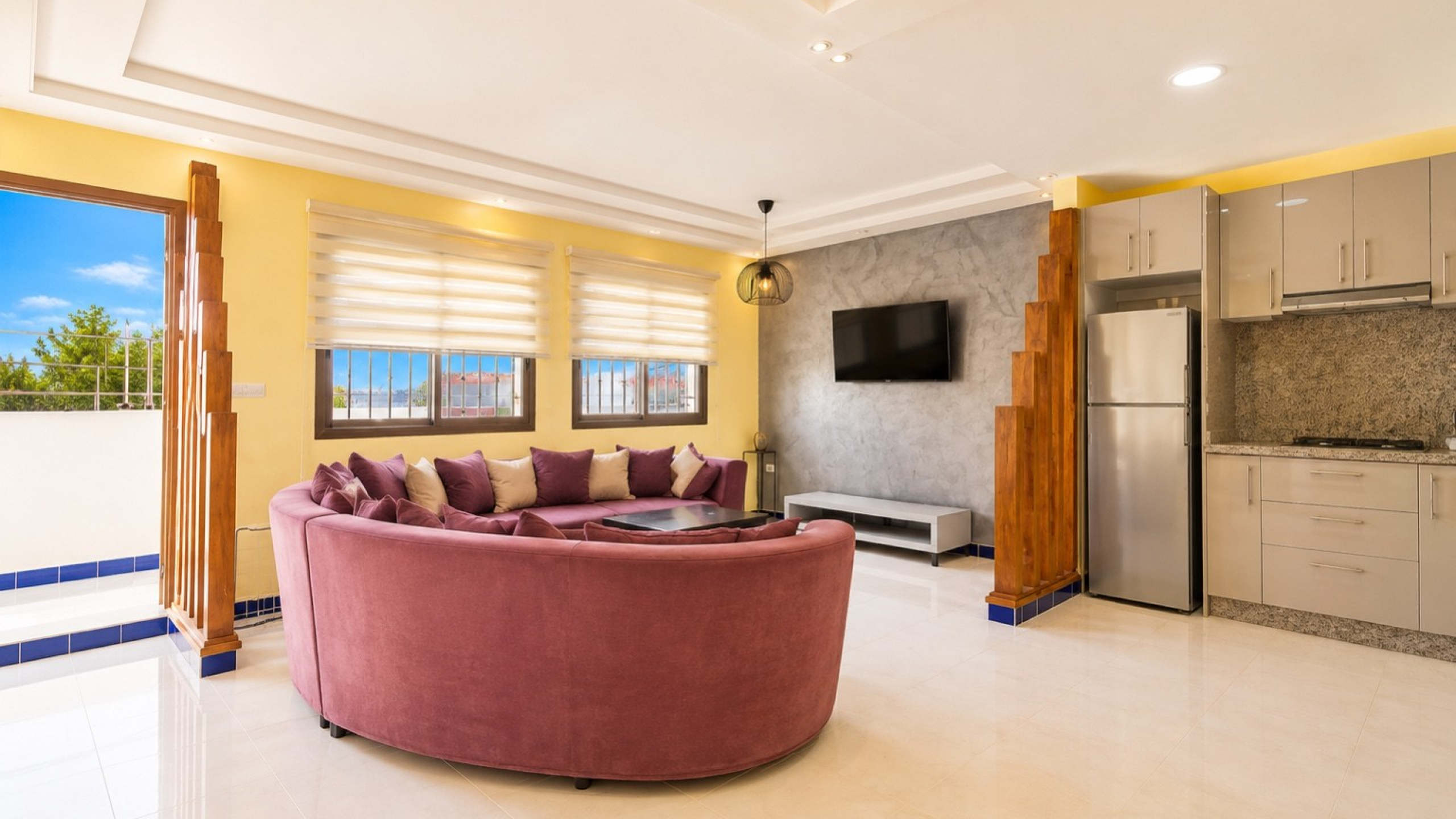 appartement avec 1 chambre et 1 salle de bain