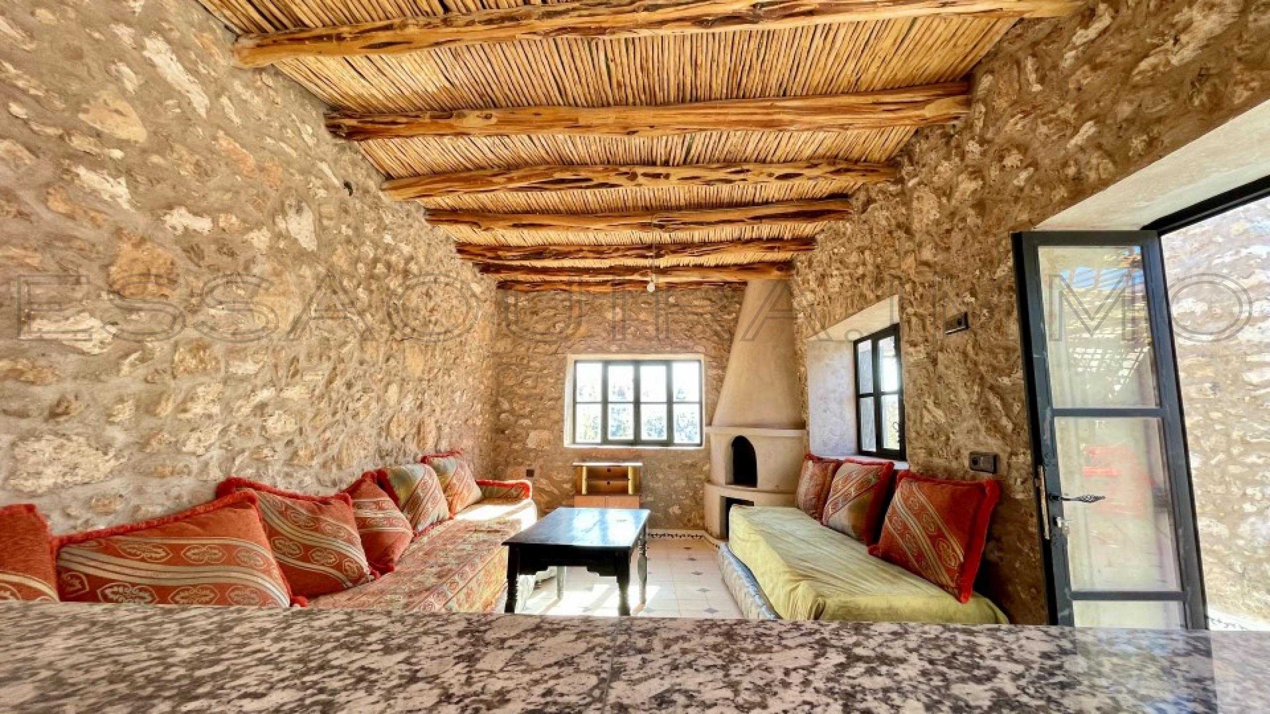 maison avec cheminée