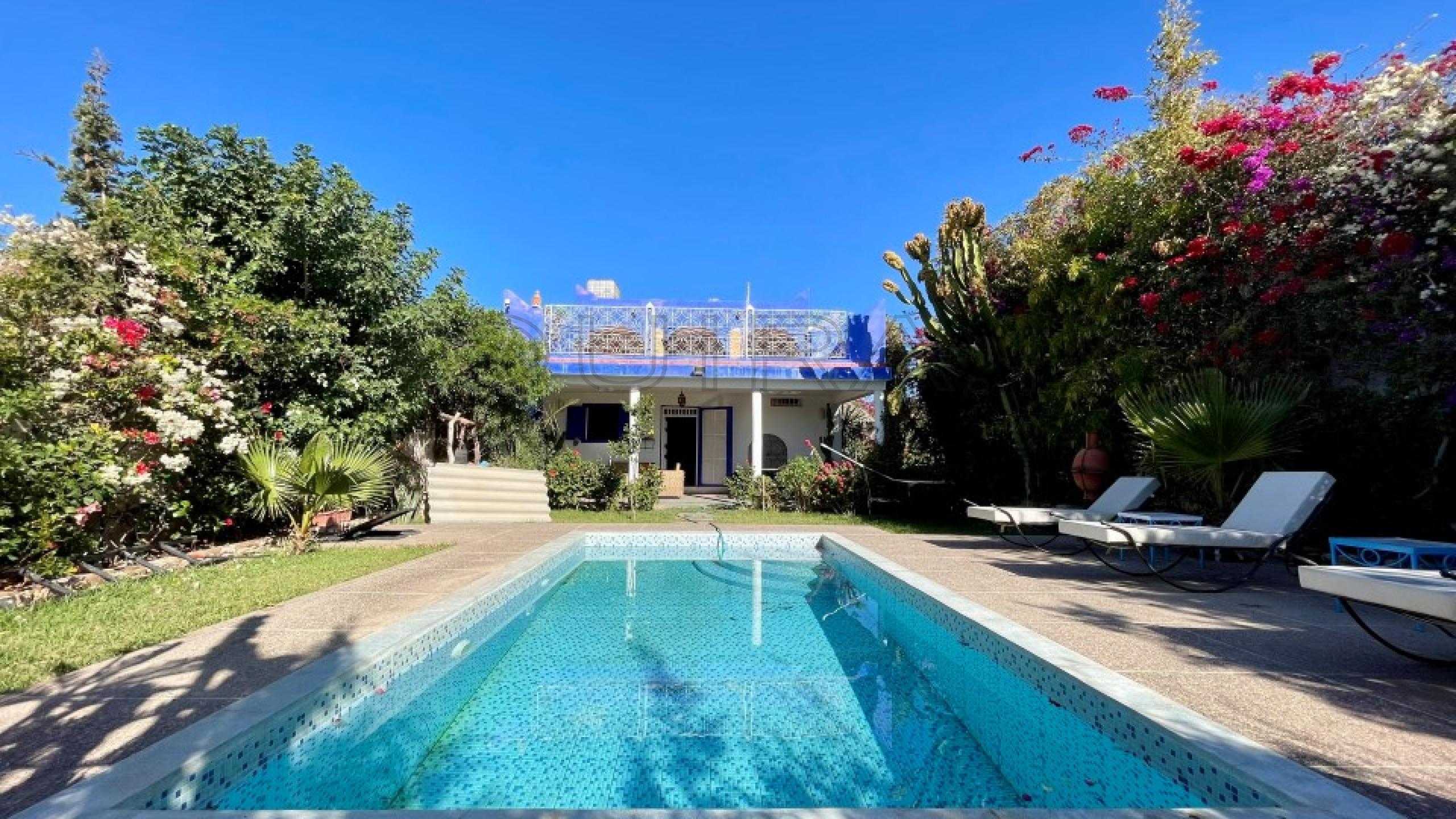 villa avec douche