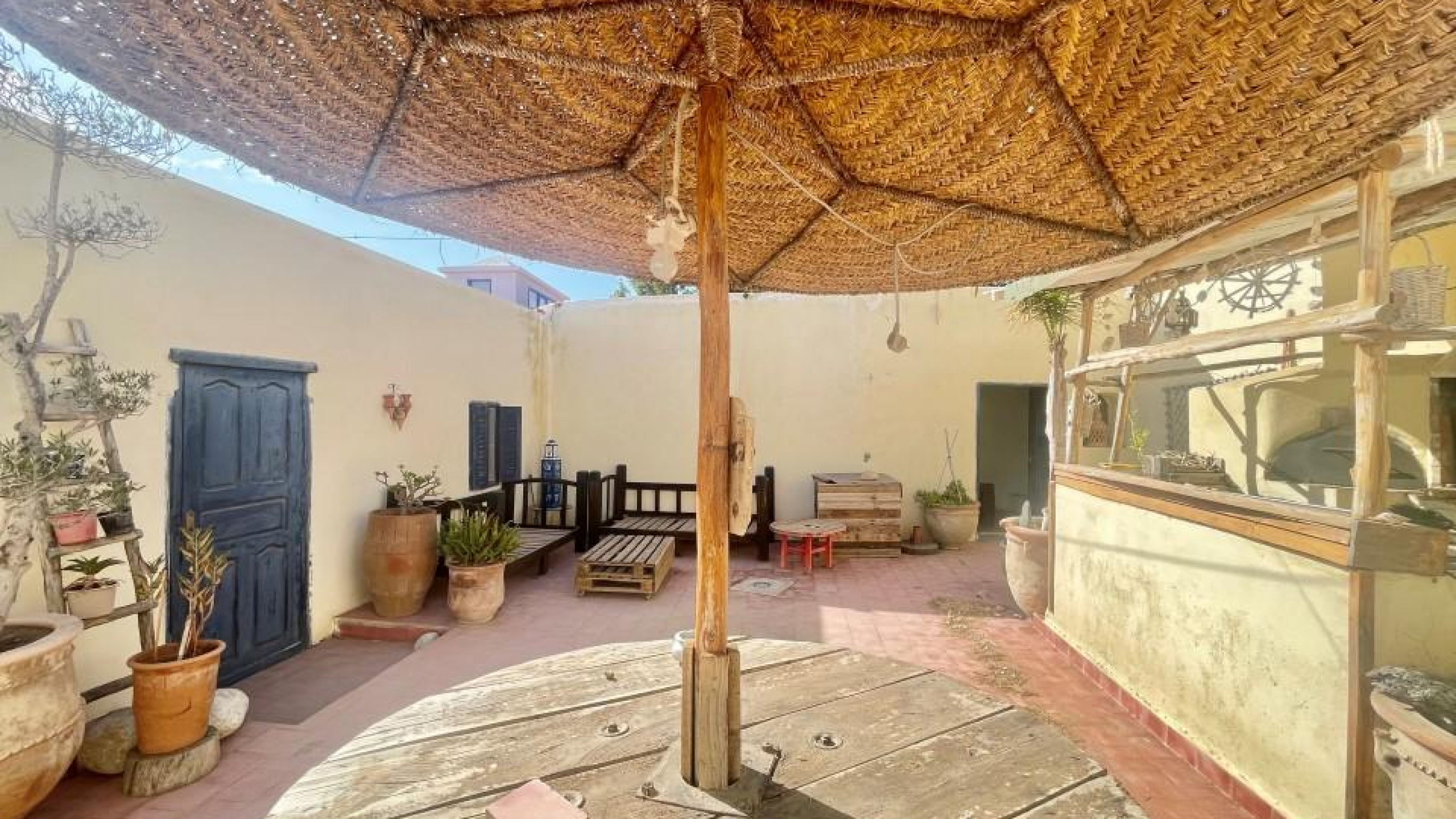 maison avec patio
