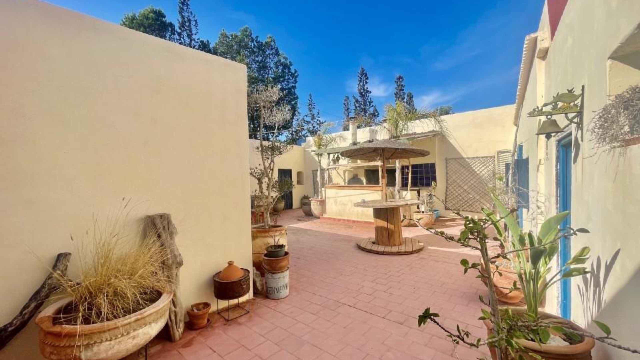 maison avec patio