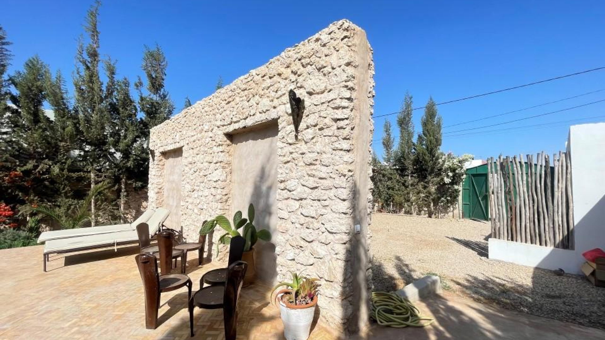 villa avec douche
