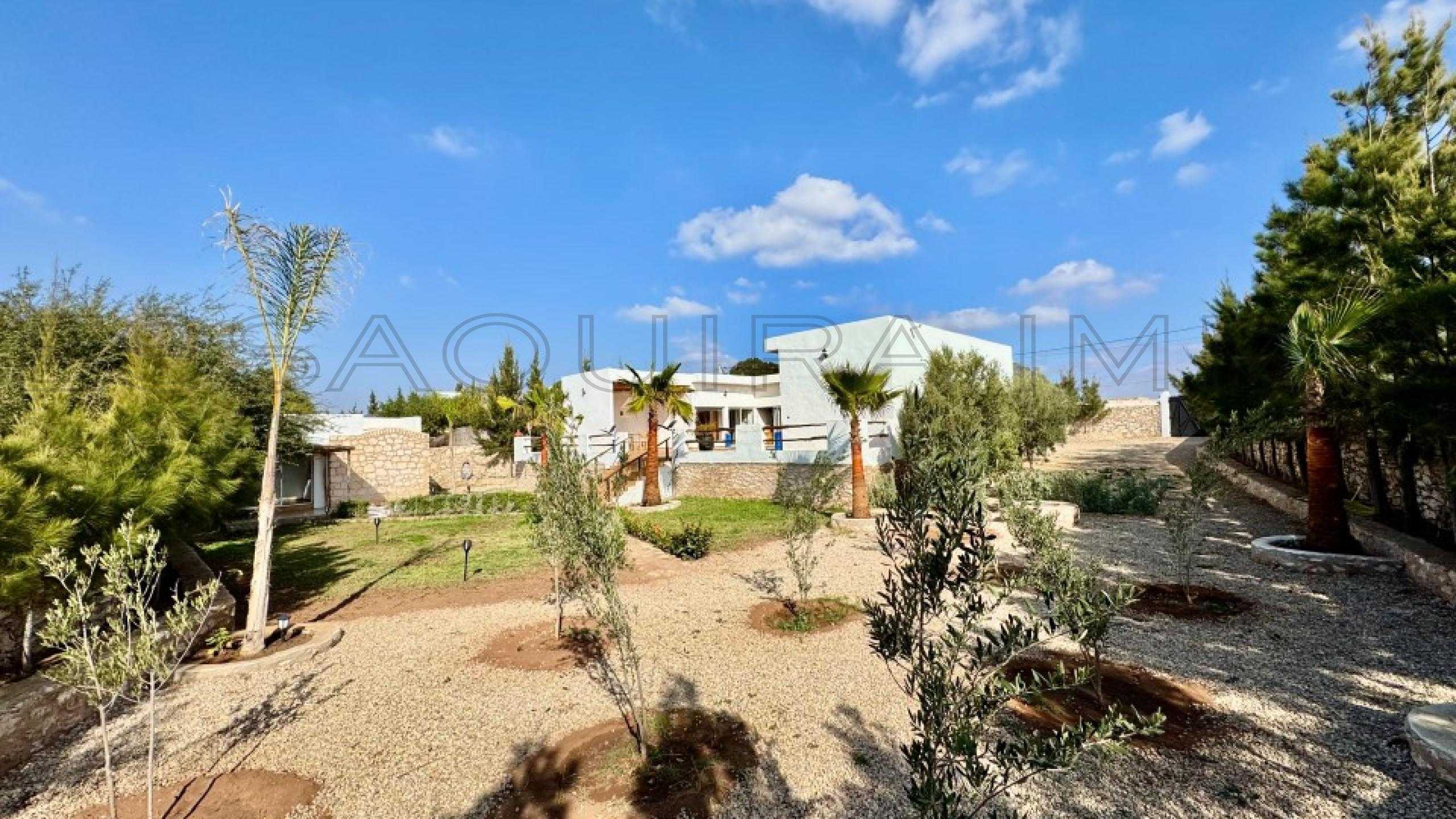 villa avec cuisinière