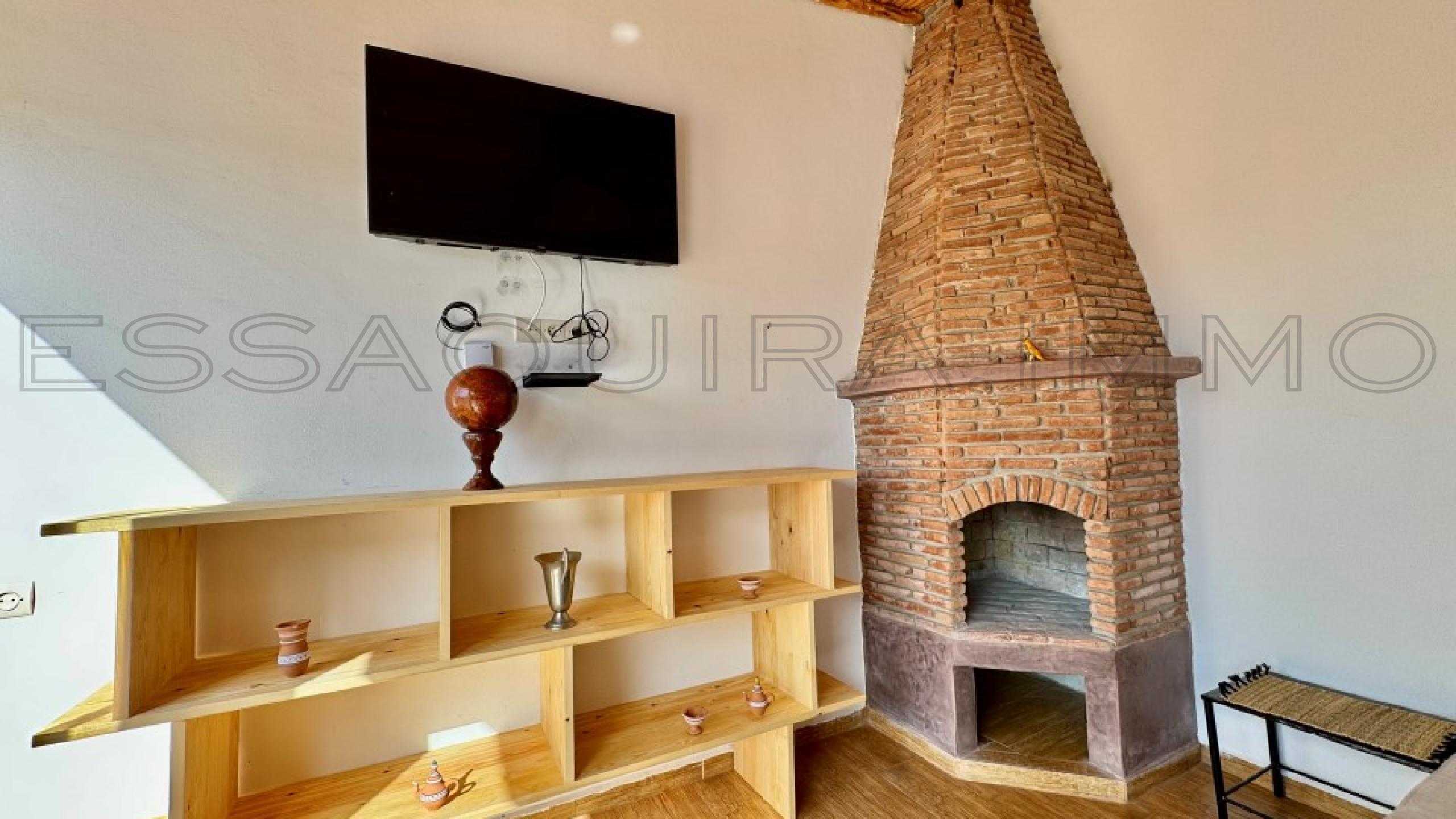 villa avec cheminée