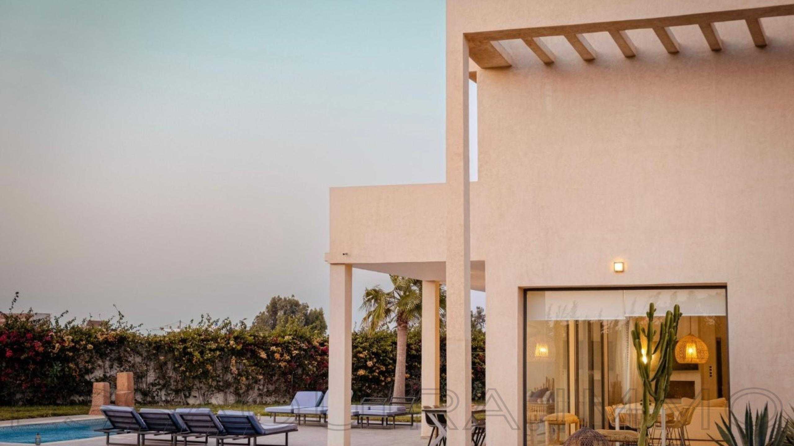 villa avec cuisinière