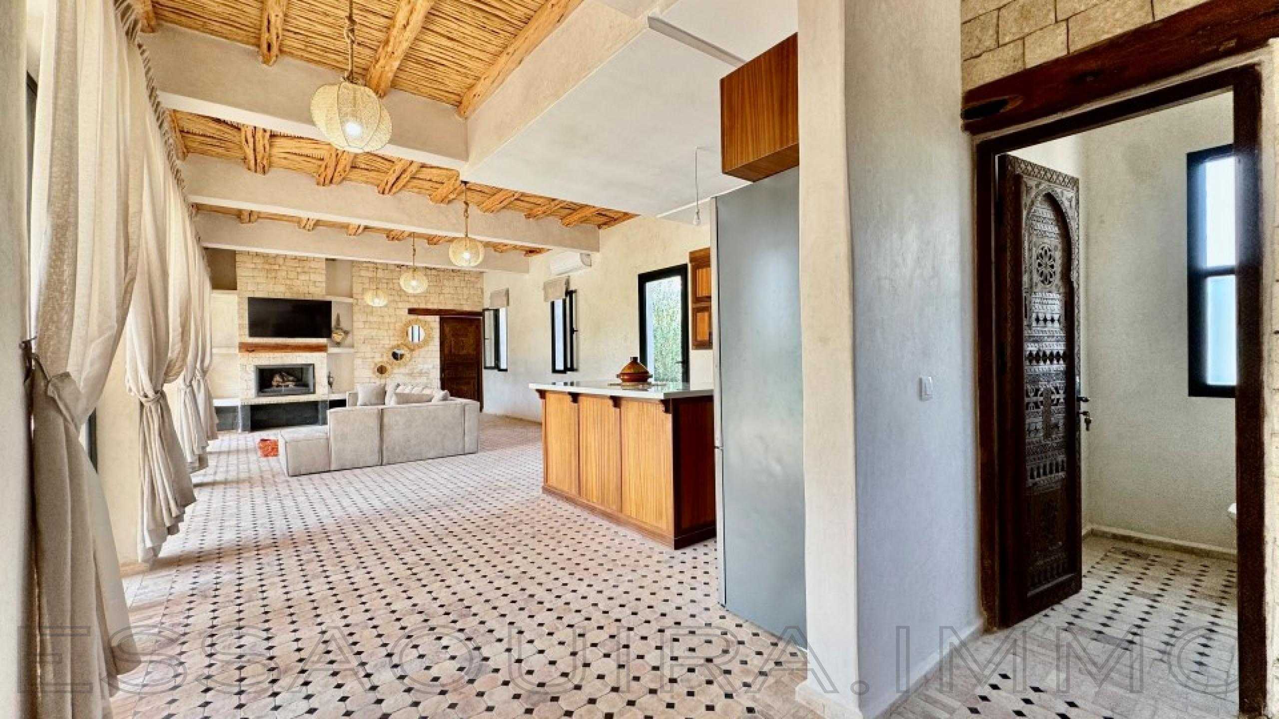 villa avec cuisinière