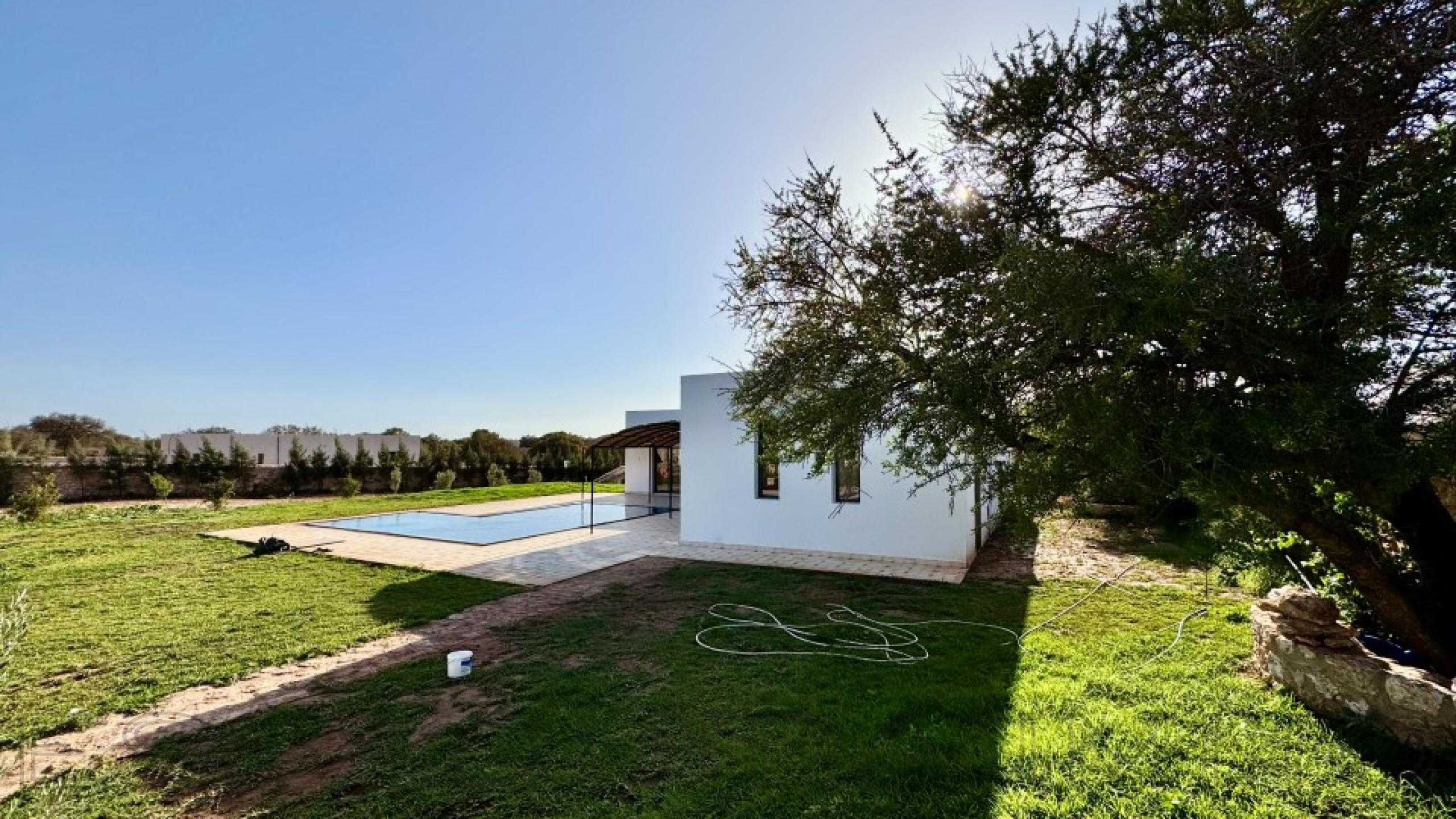 villa avec cheminée