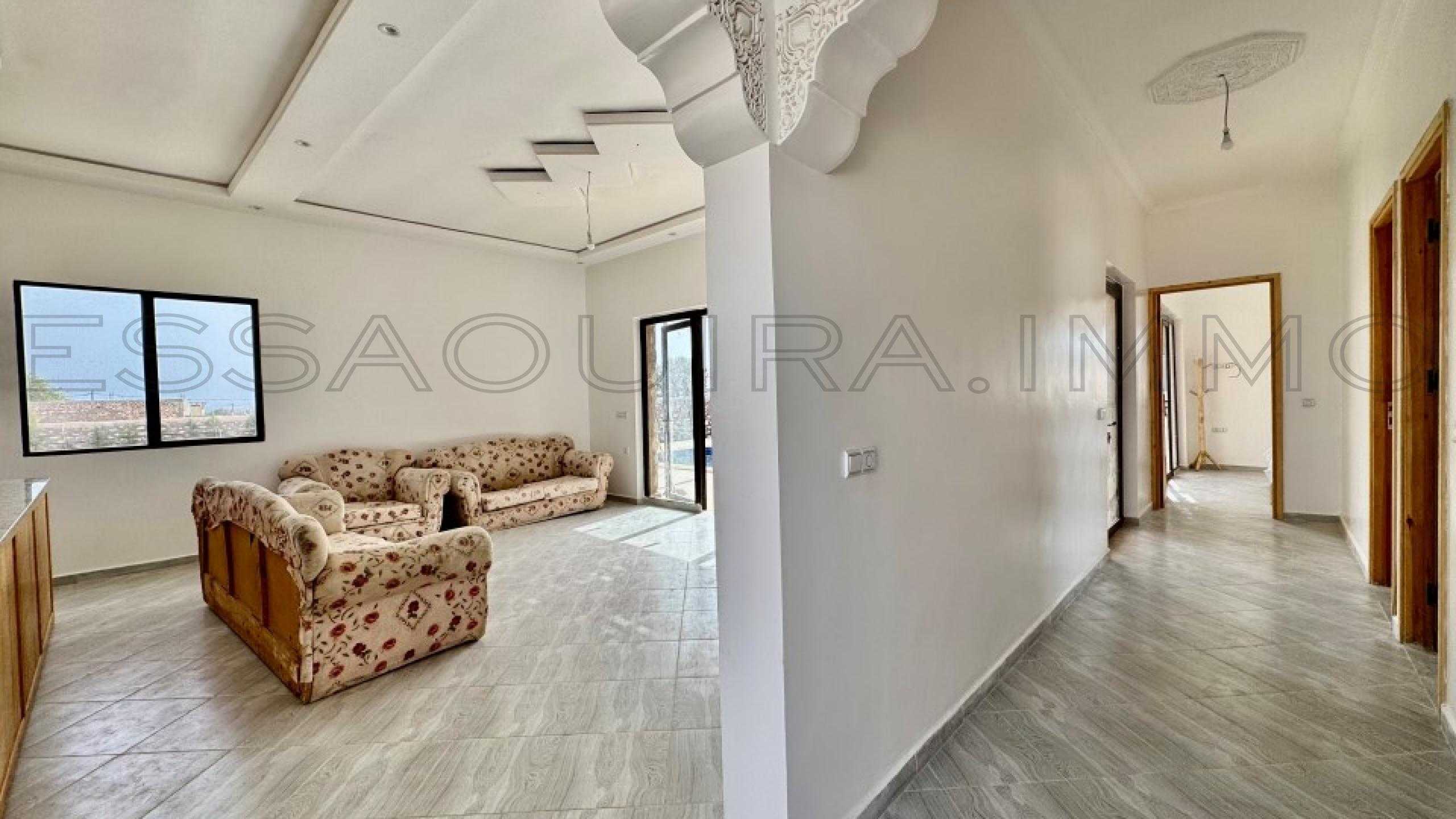 villa de 120 m² sur un terrain de 1,400 m²