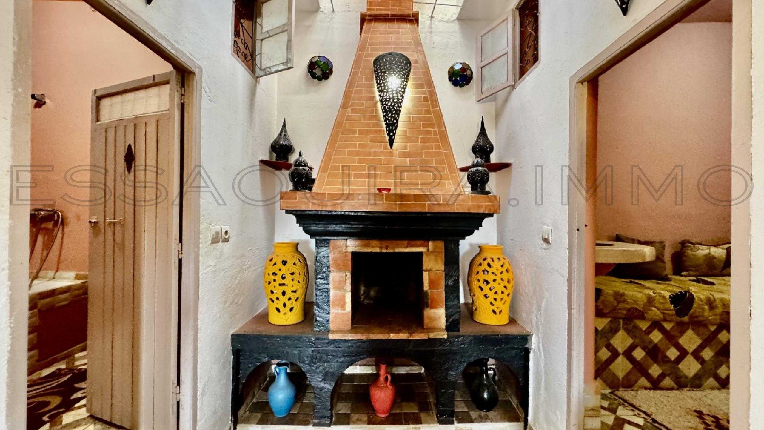 maison avec cheminée