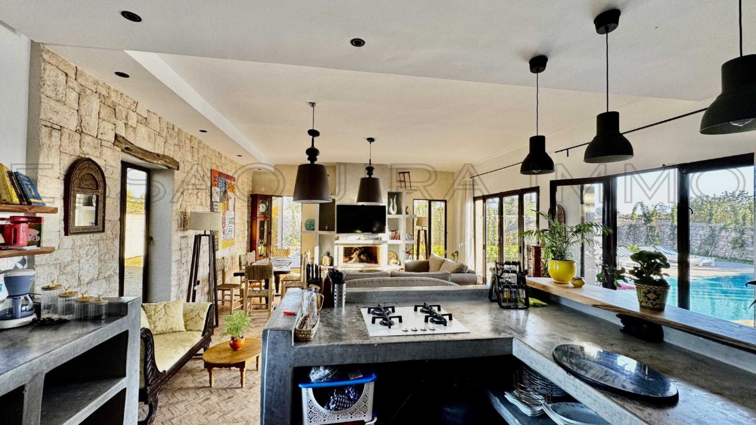 villa avec réfrigérateur