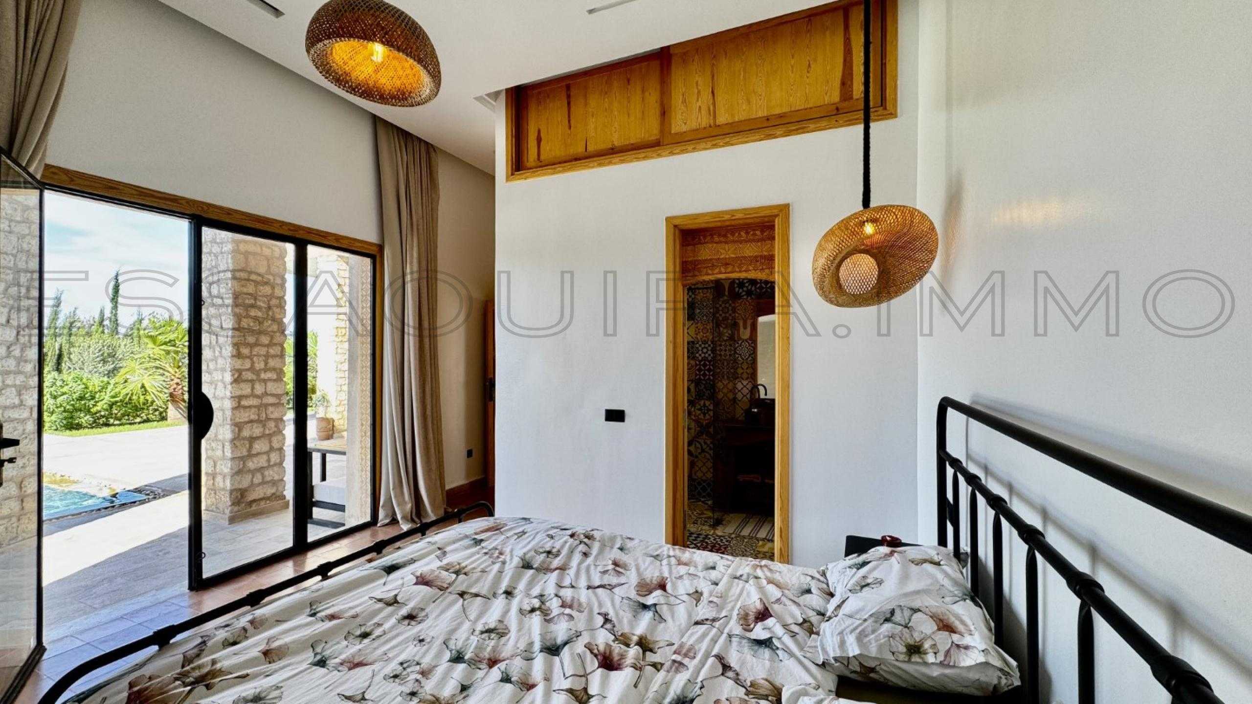 villa avec cuisinière