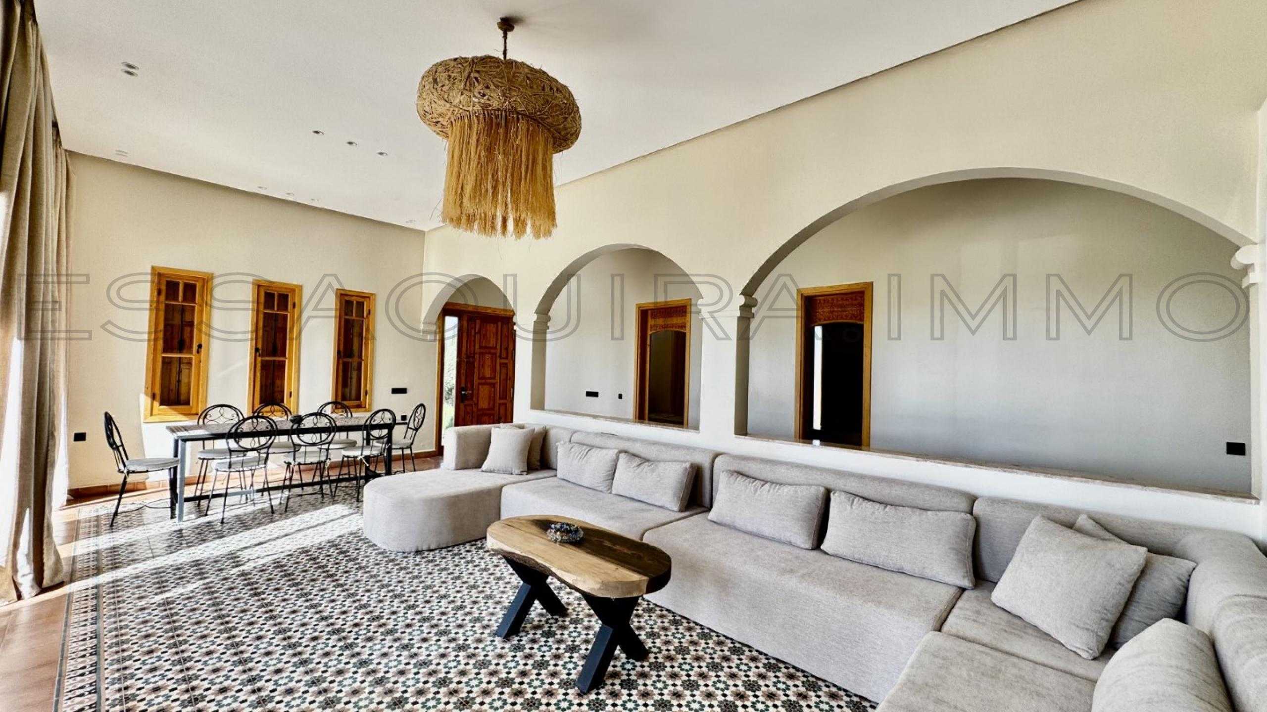 villa avec cuisinière