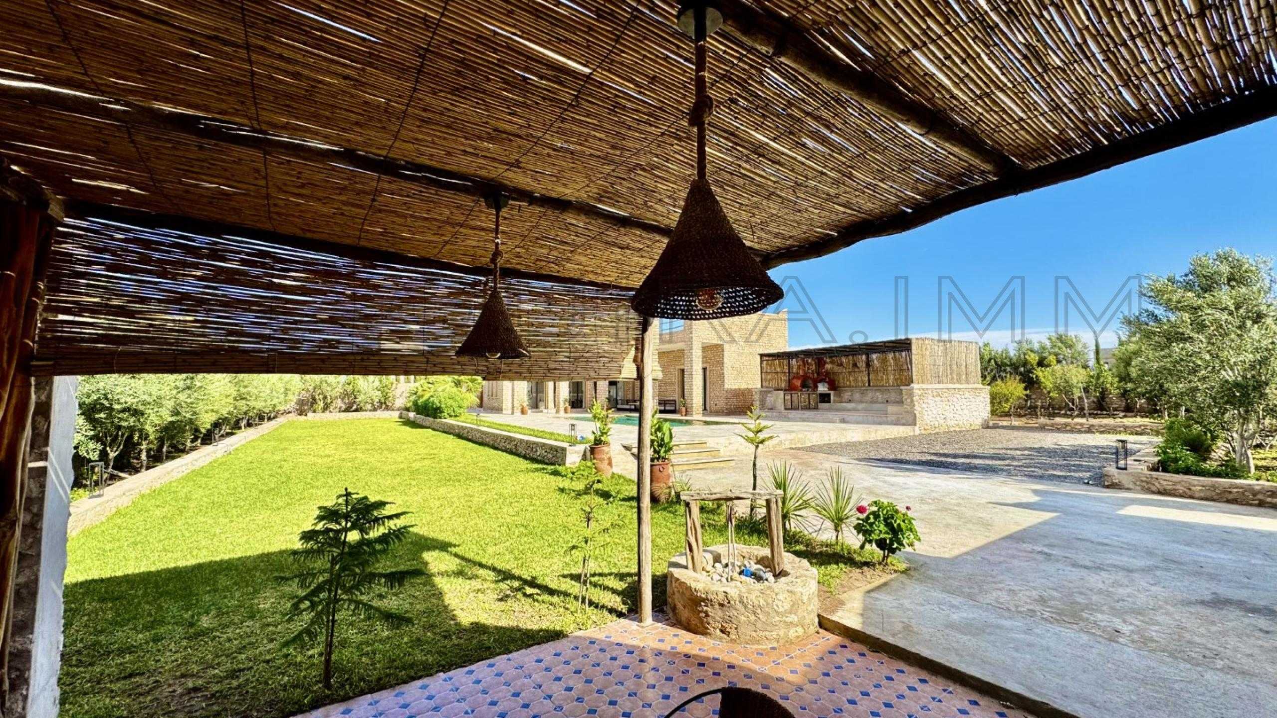 villa avec cuisinière