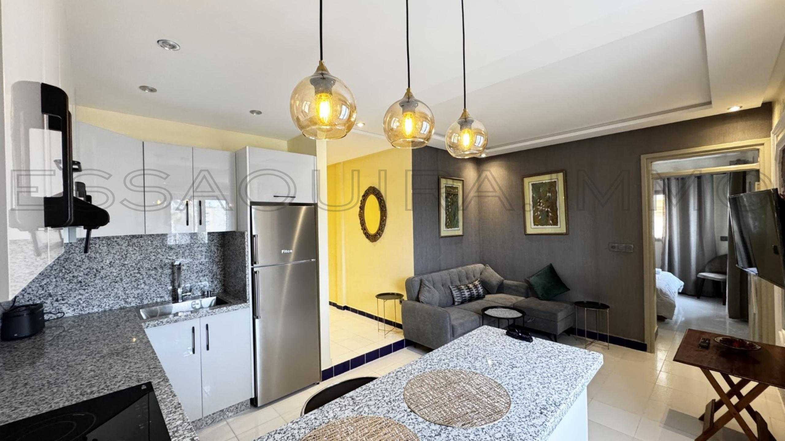 appartement avec 1 chambre et 1 salle de bain