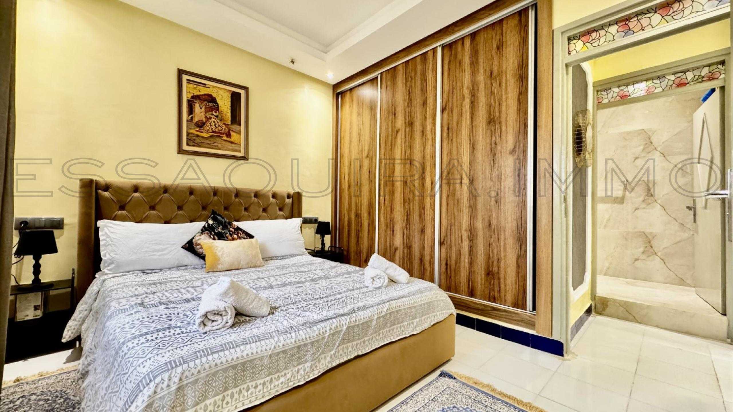 appartement avec 1 chambre et 1 salle de bain