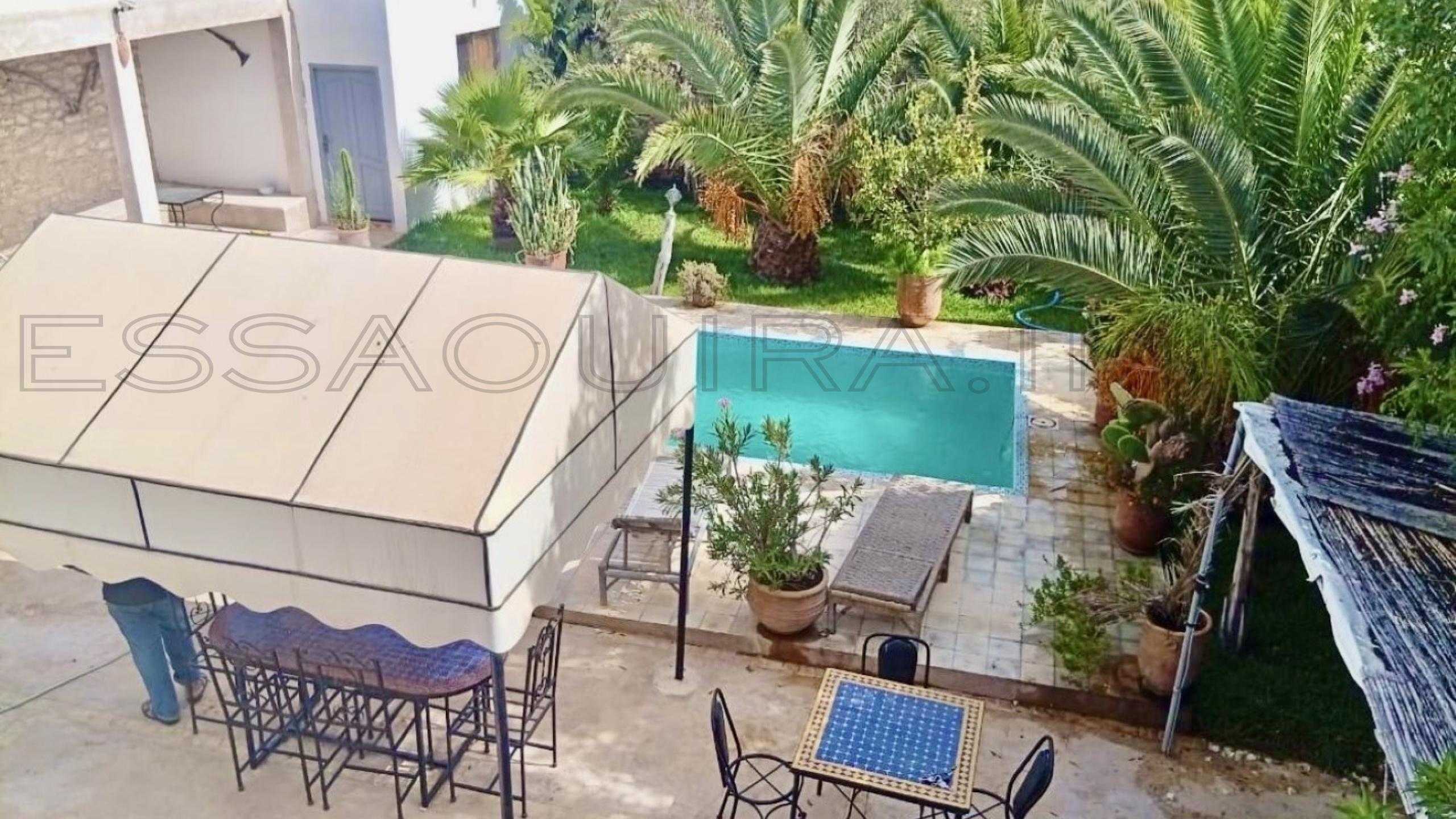 villa avec cuisinière