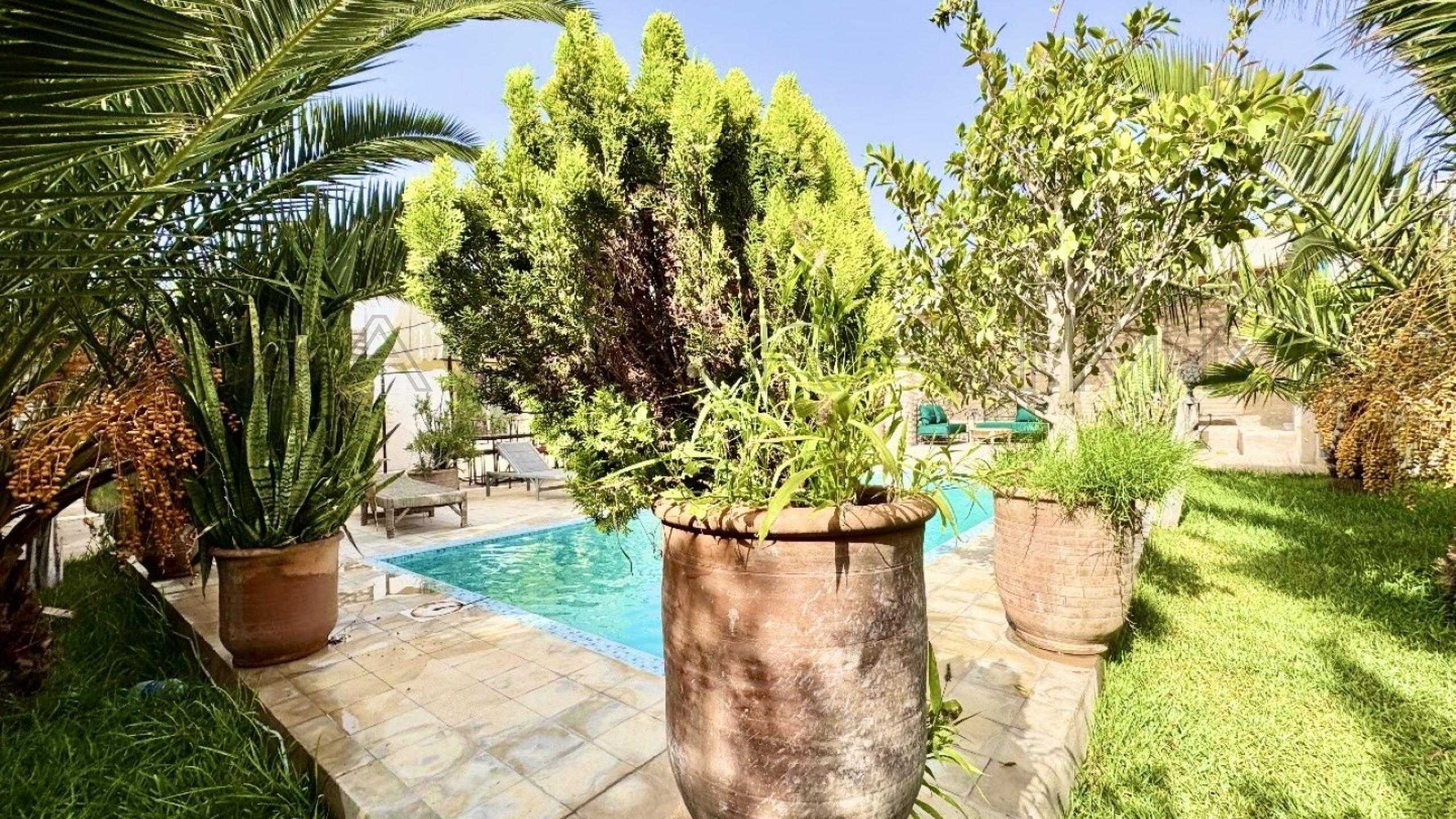 villa avec cuisinière