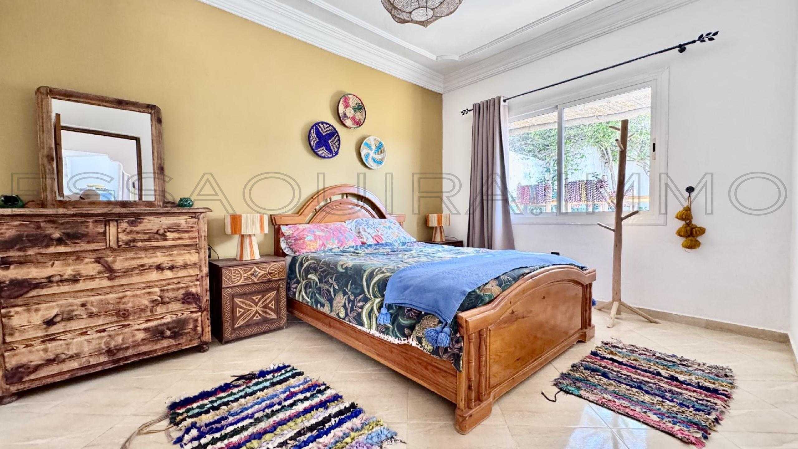 villa avec cuisinière