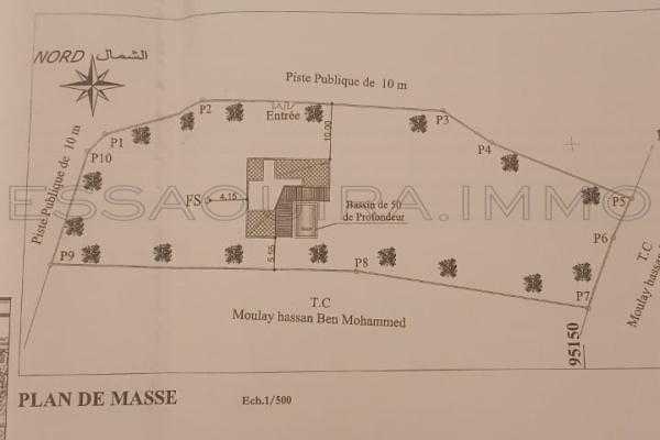 Terrain titré de 2 390 m² avec permis de construire 