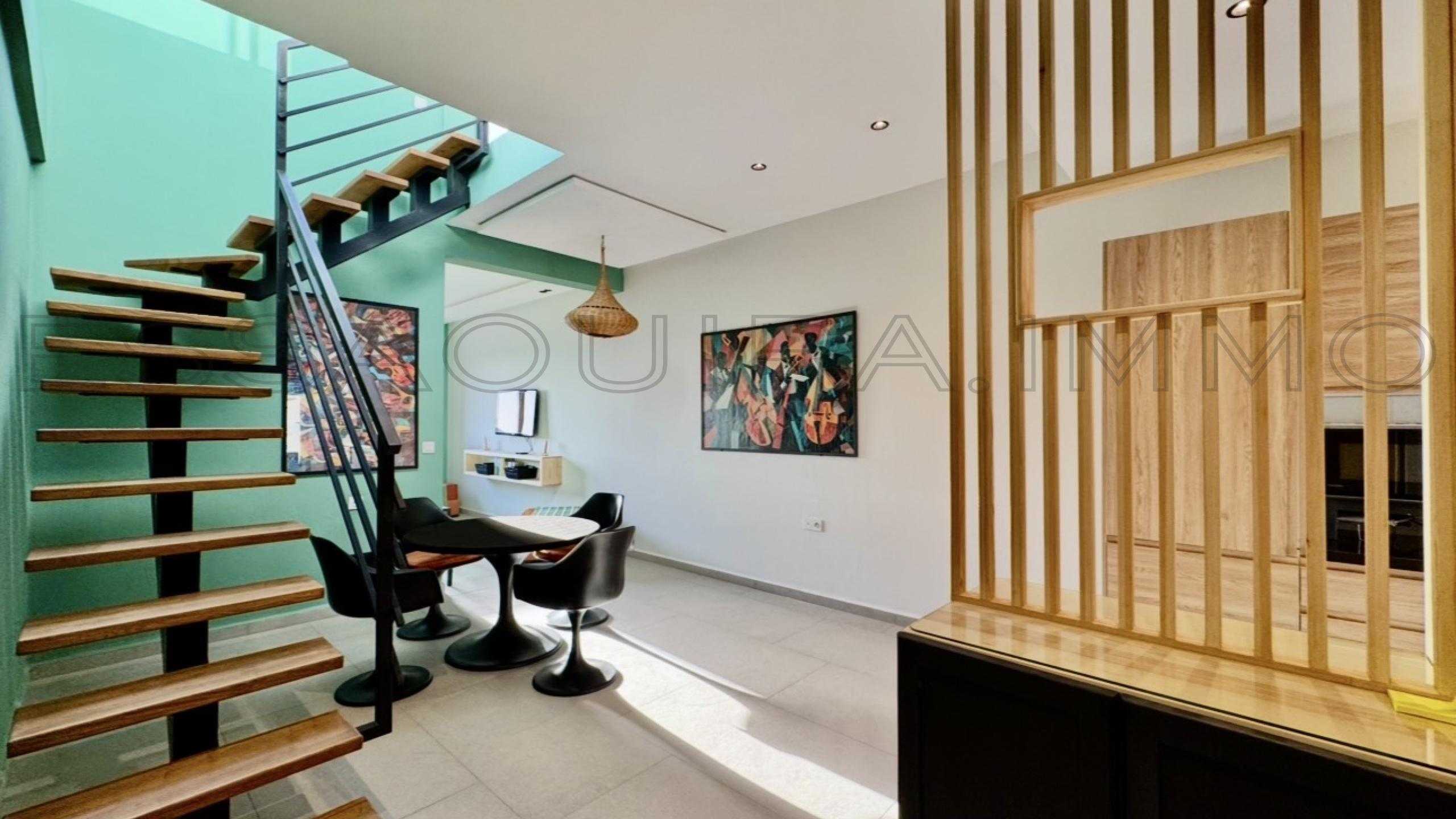 appartement avec 2 chambres et 1 salle de bain