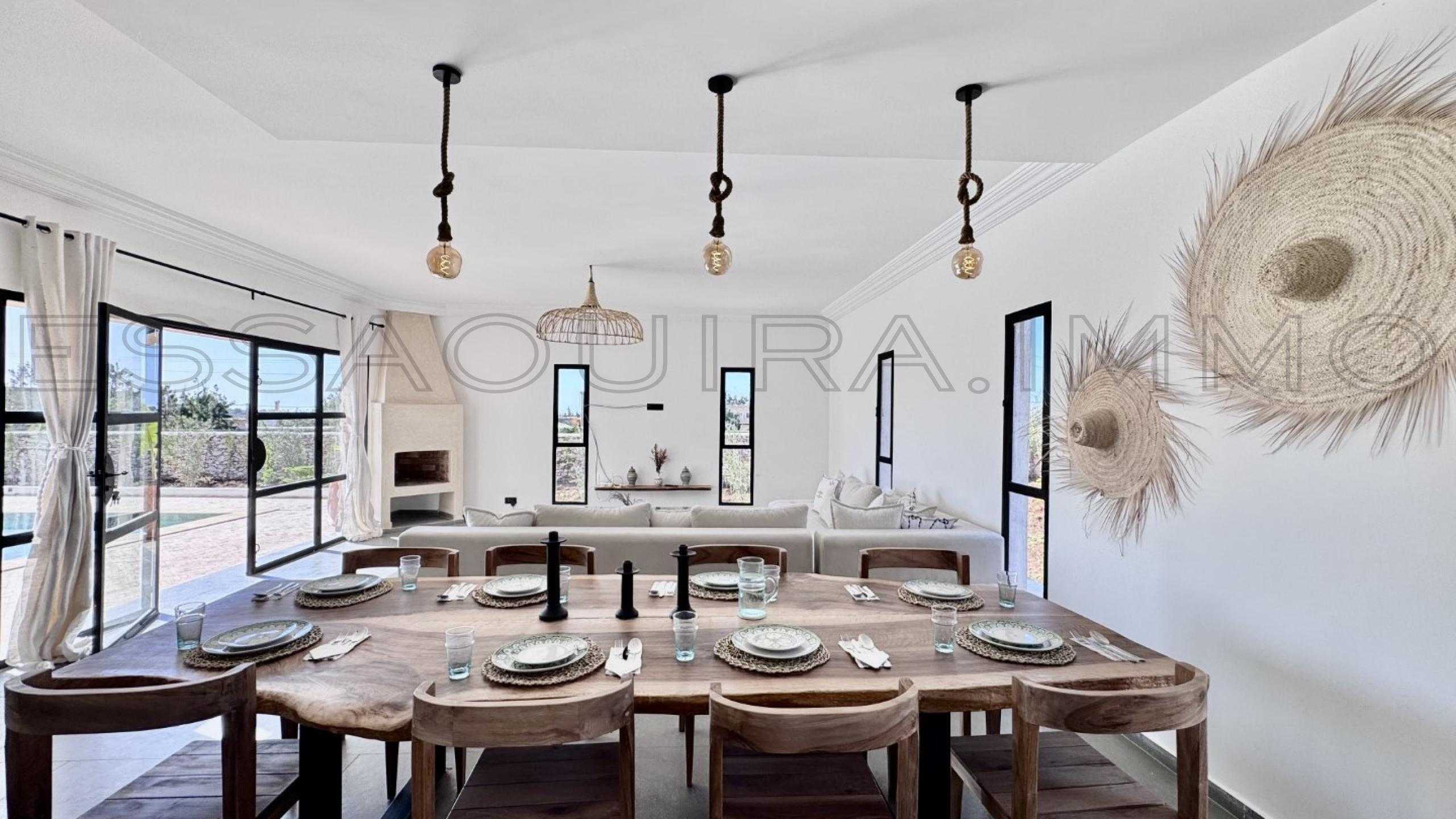 villa avec réfrigérateur