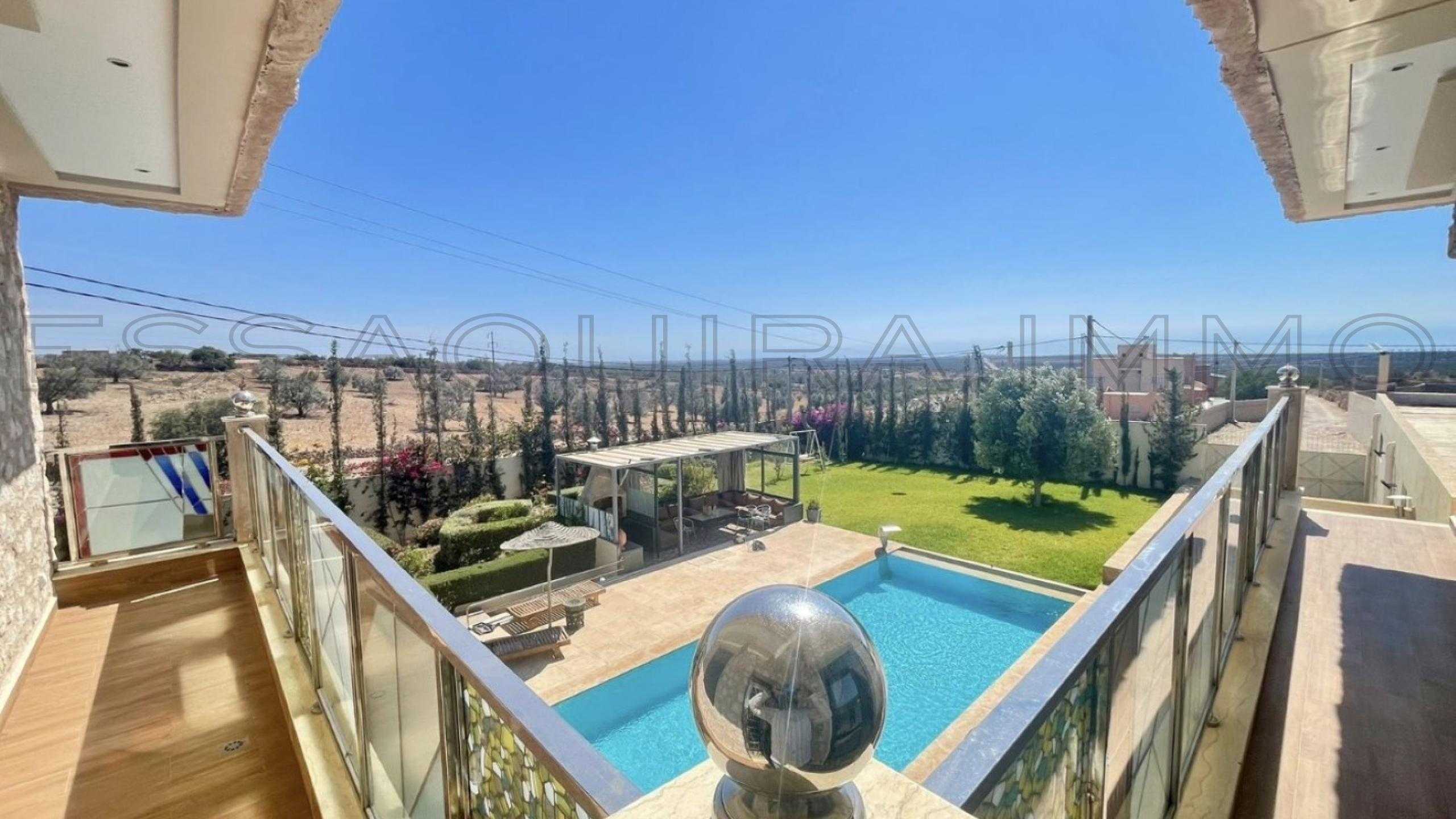 villa avec cuisinière