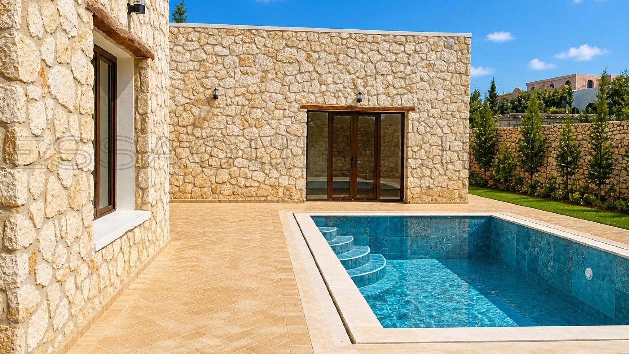 villa avec 3 chambres et 3 salles de bain