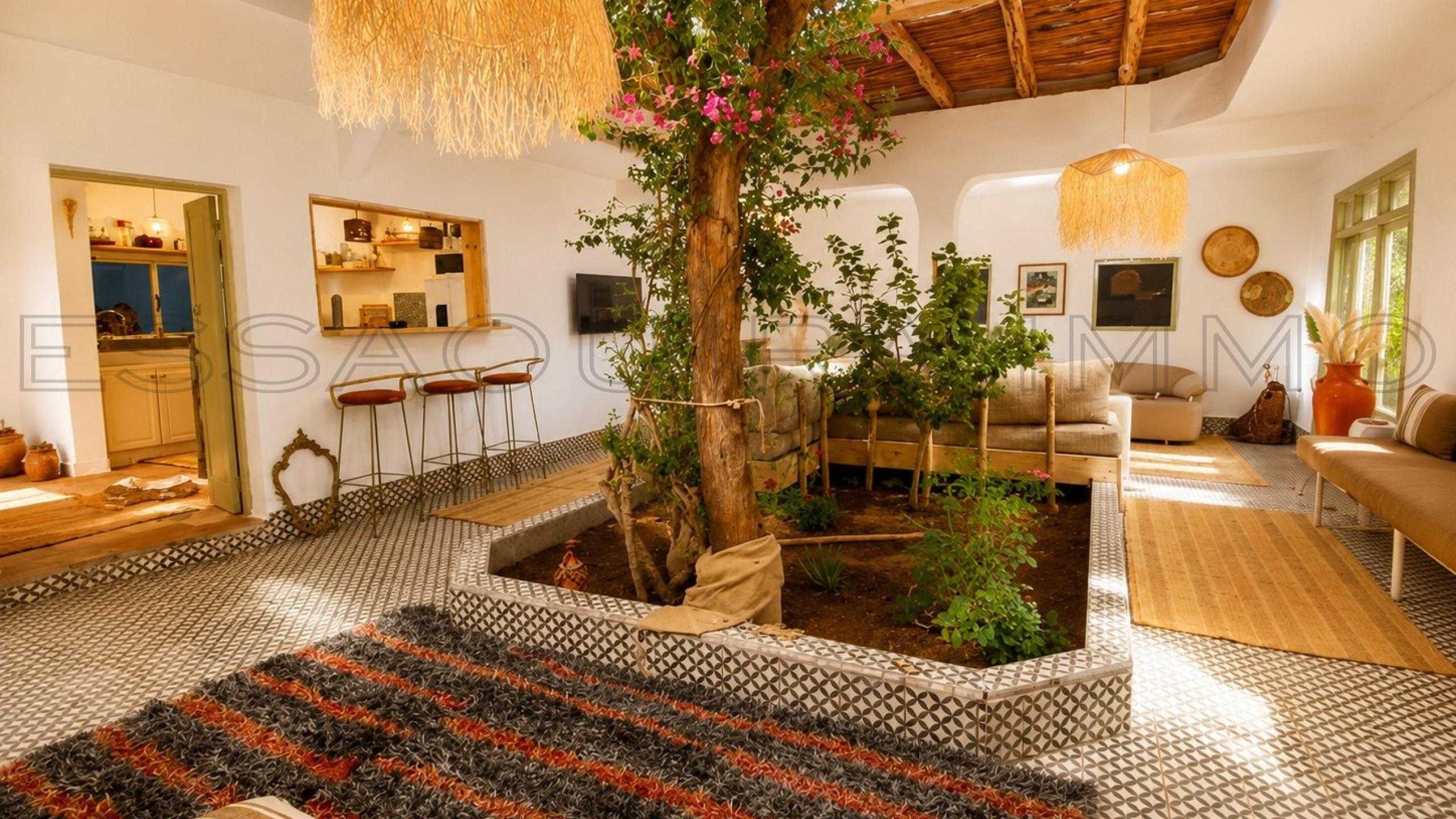 villa avec 3 chambres et 2 salles de bain