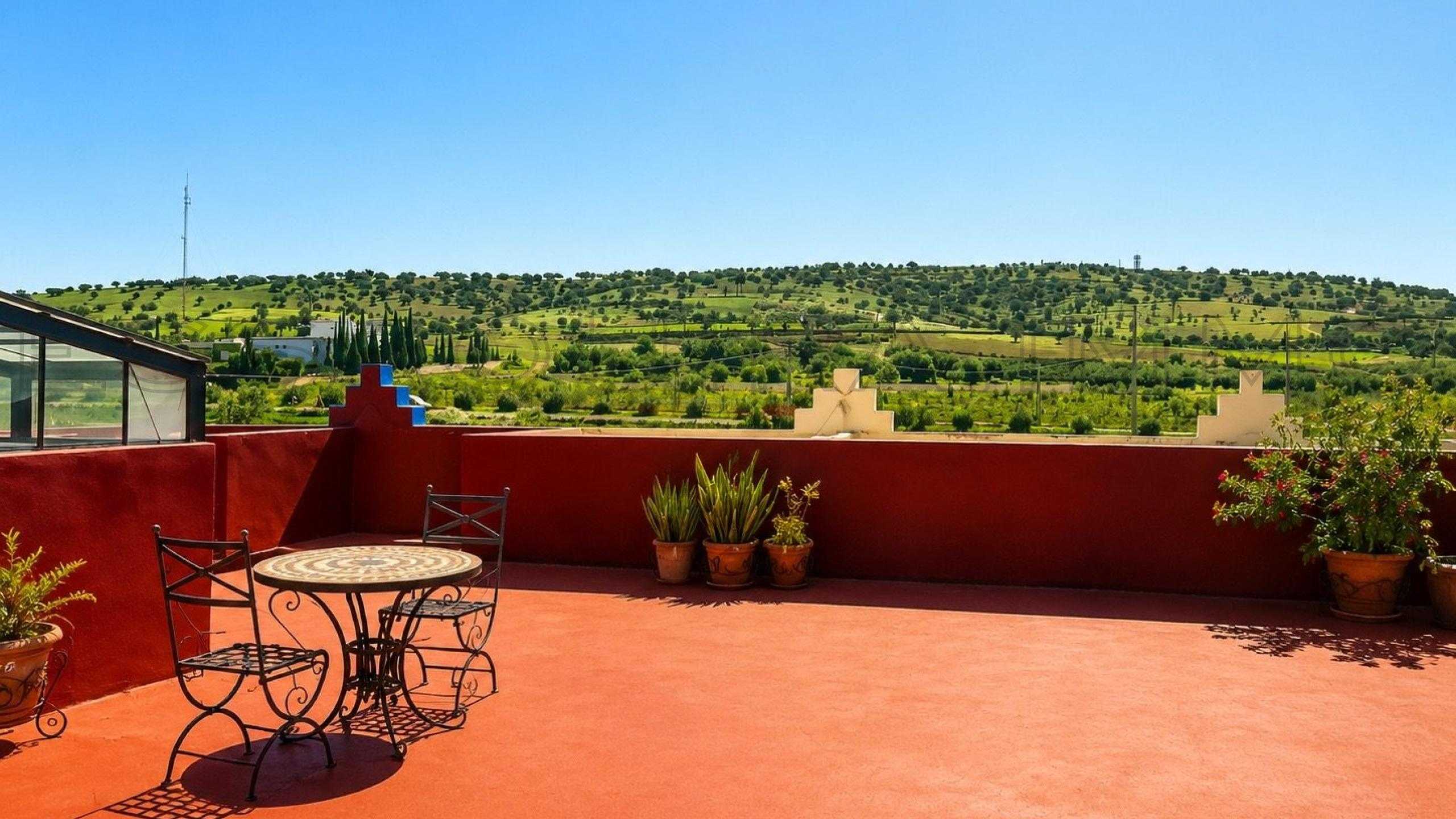 villa avec patio