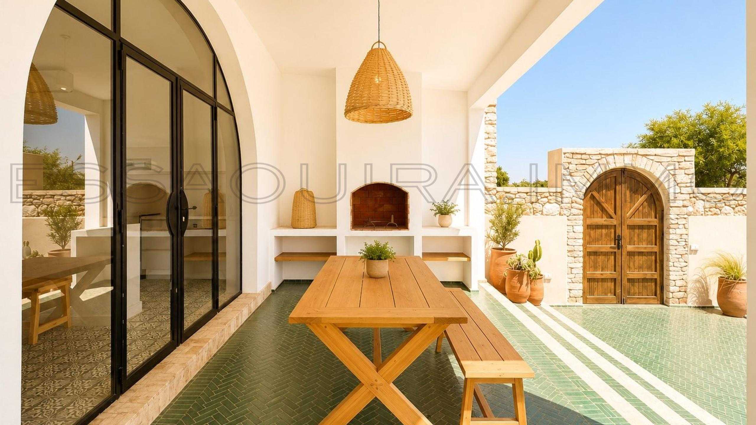 maison avec 2 chambres et 2 salles de bain