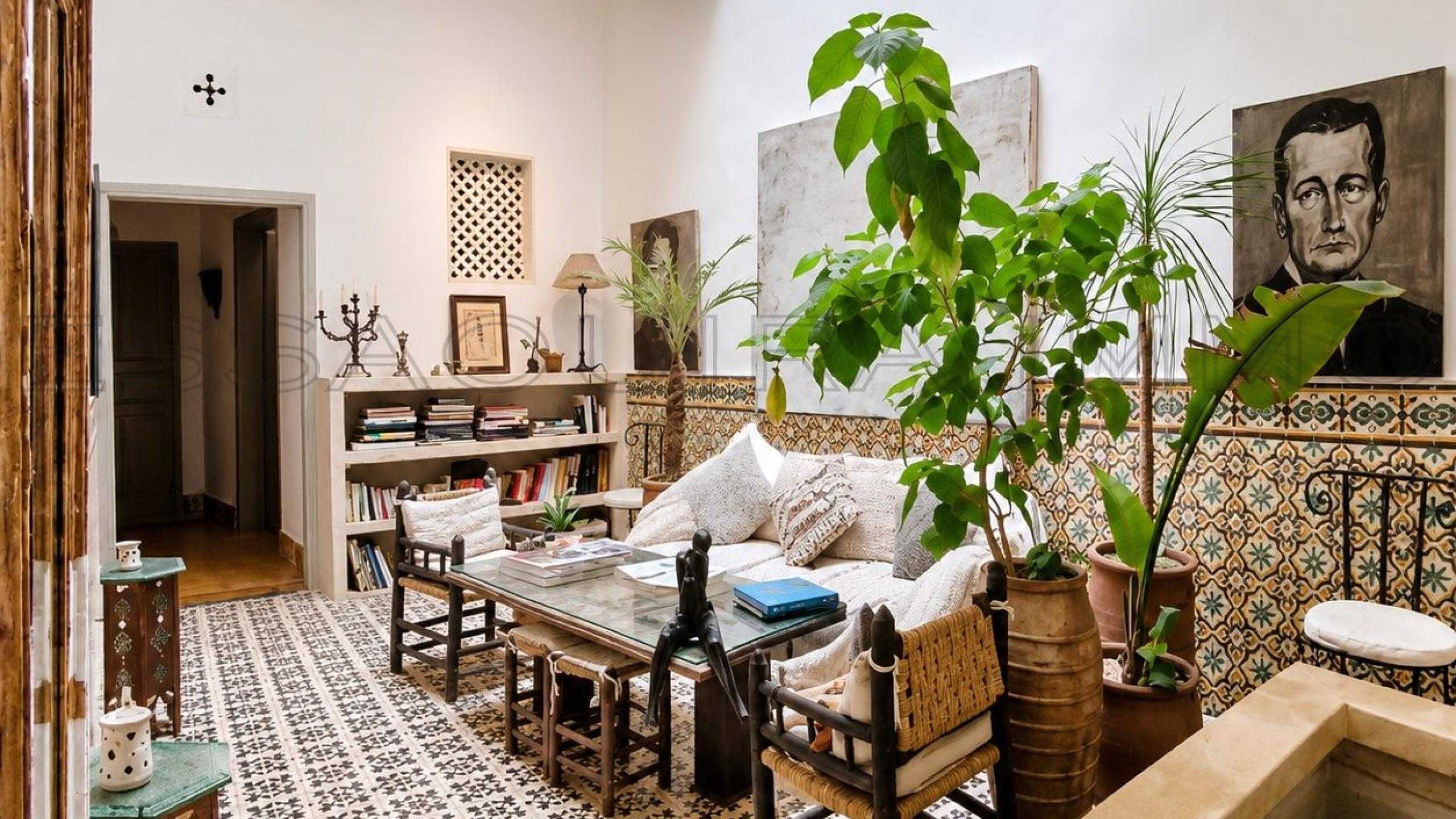 riad avec cheminée