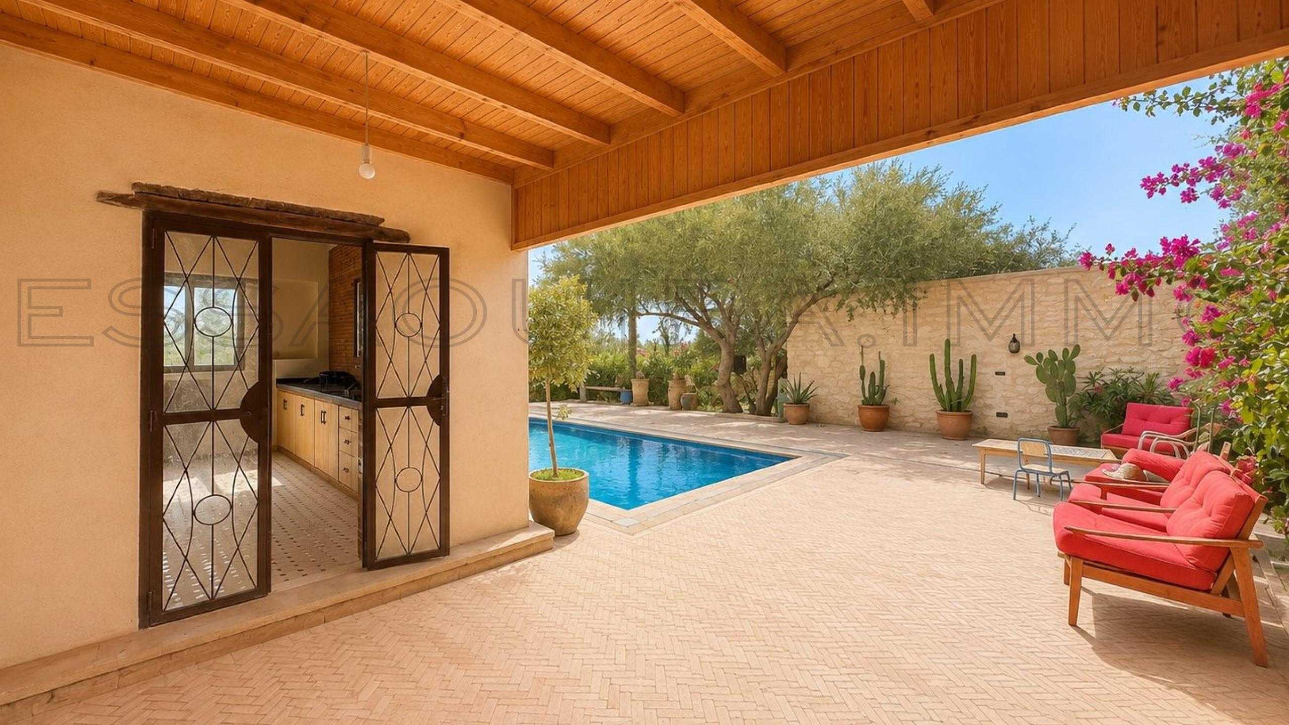 villa avec 4 chambres et 3 salles de bain
