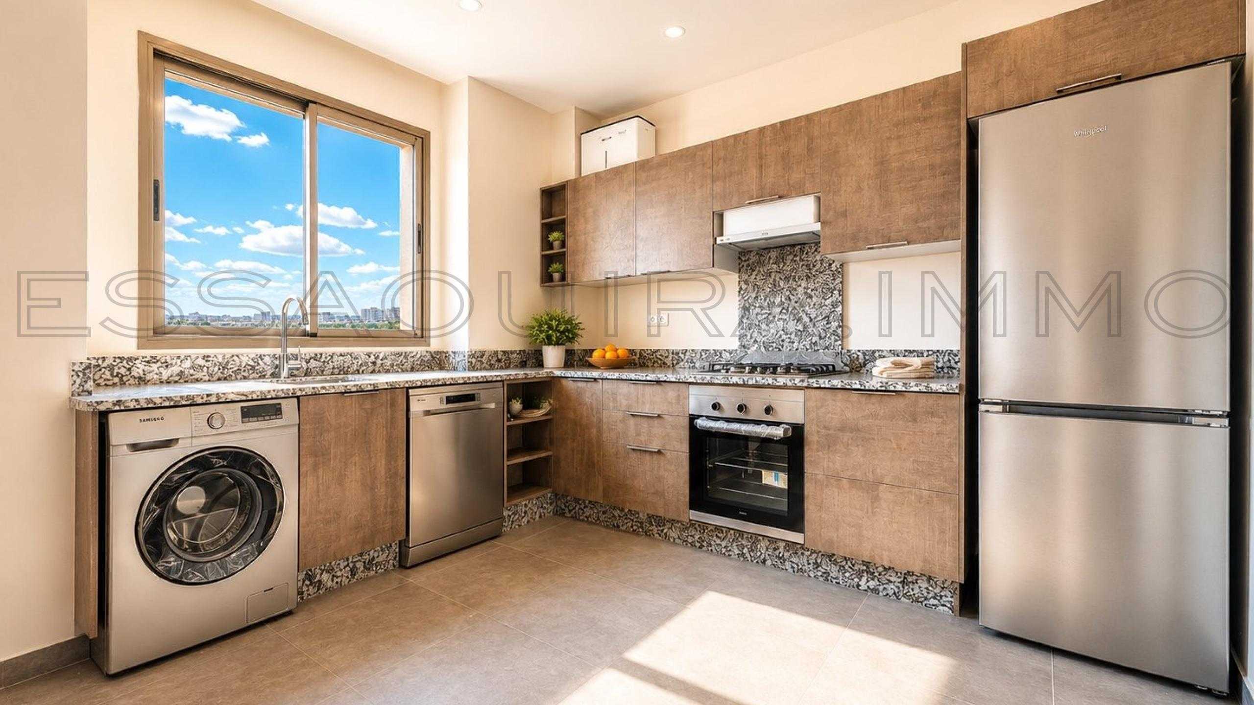 appartement avec 1 chambre et 1 salle de bain