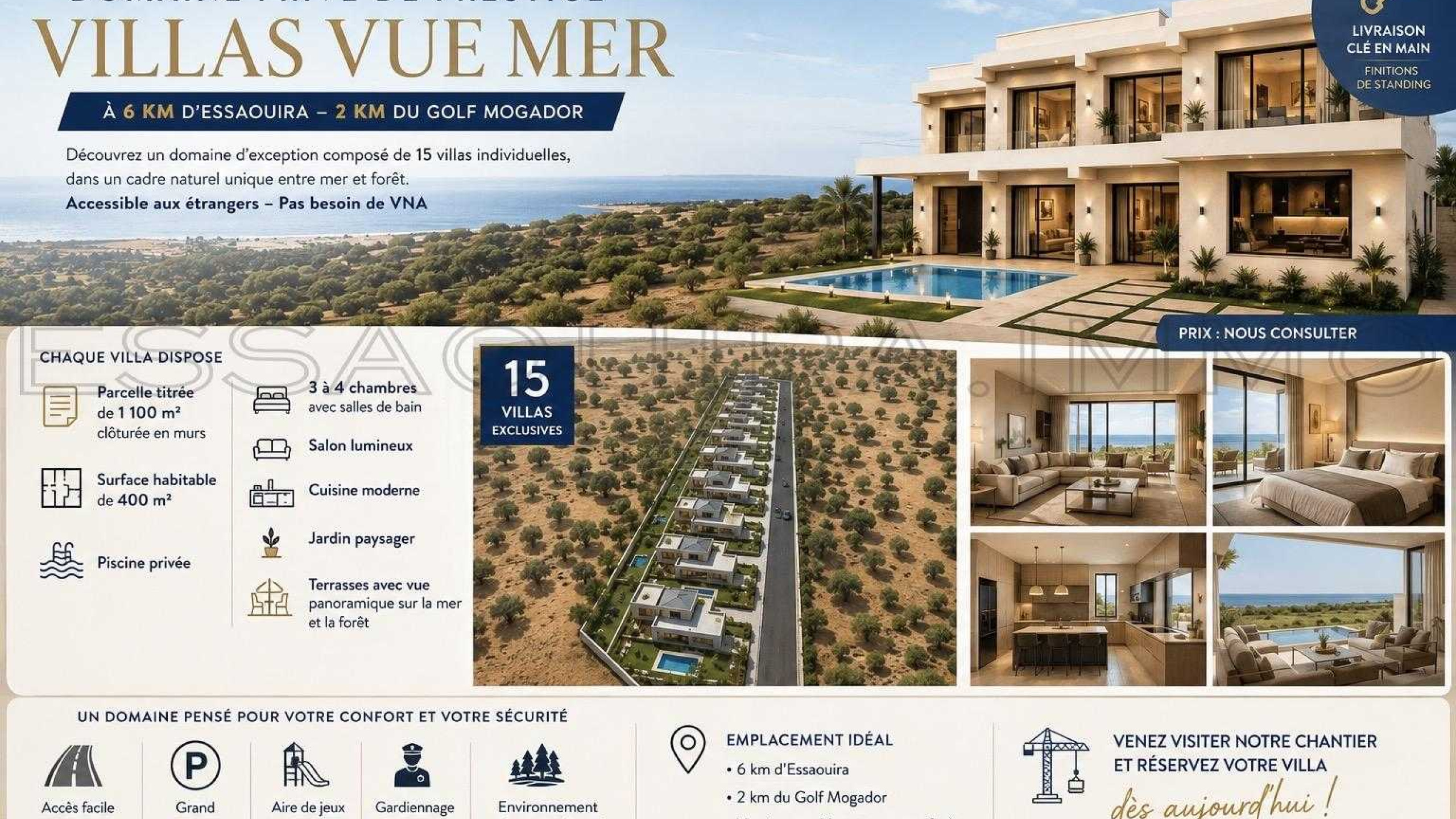 villa en vente à essaouira