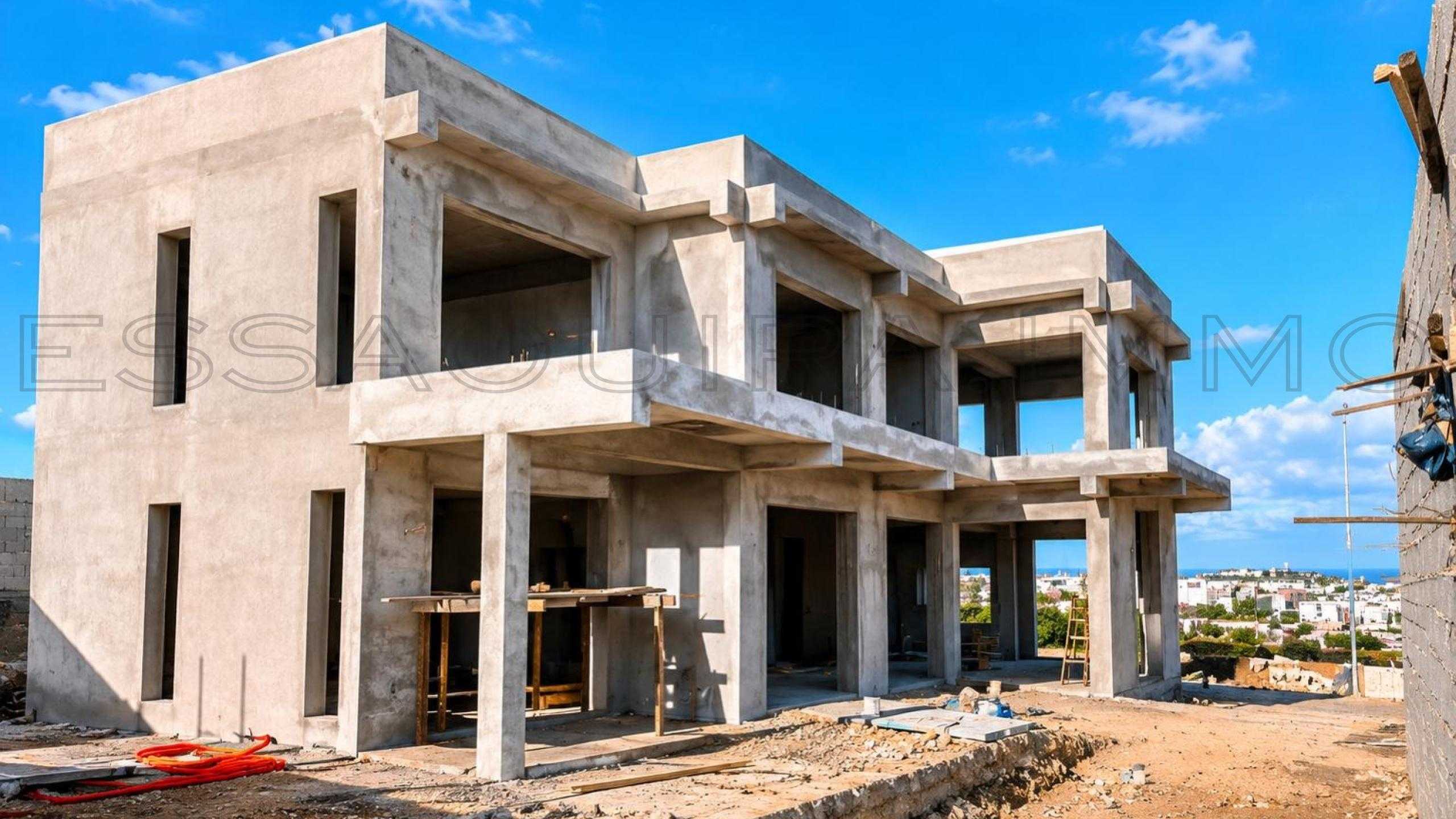 villa avec 4 chambres et 4 salles de bain