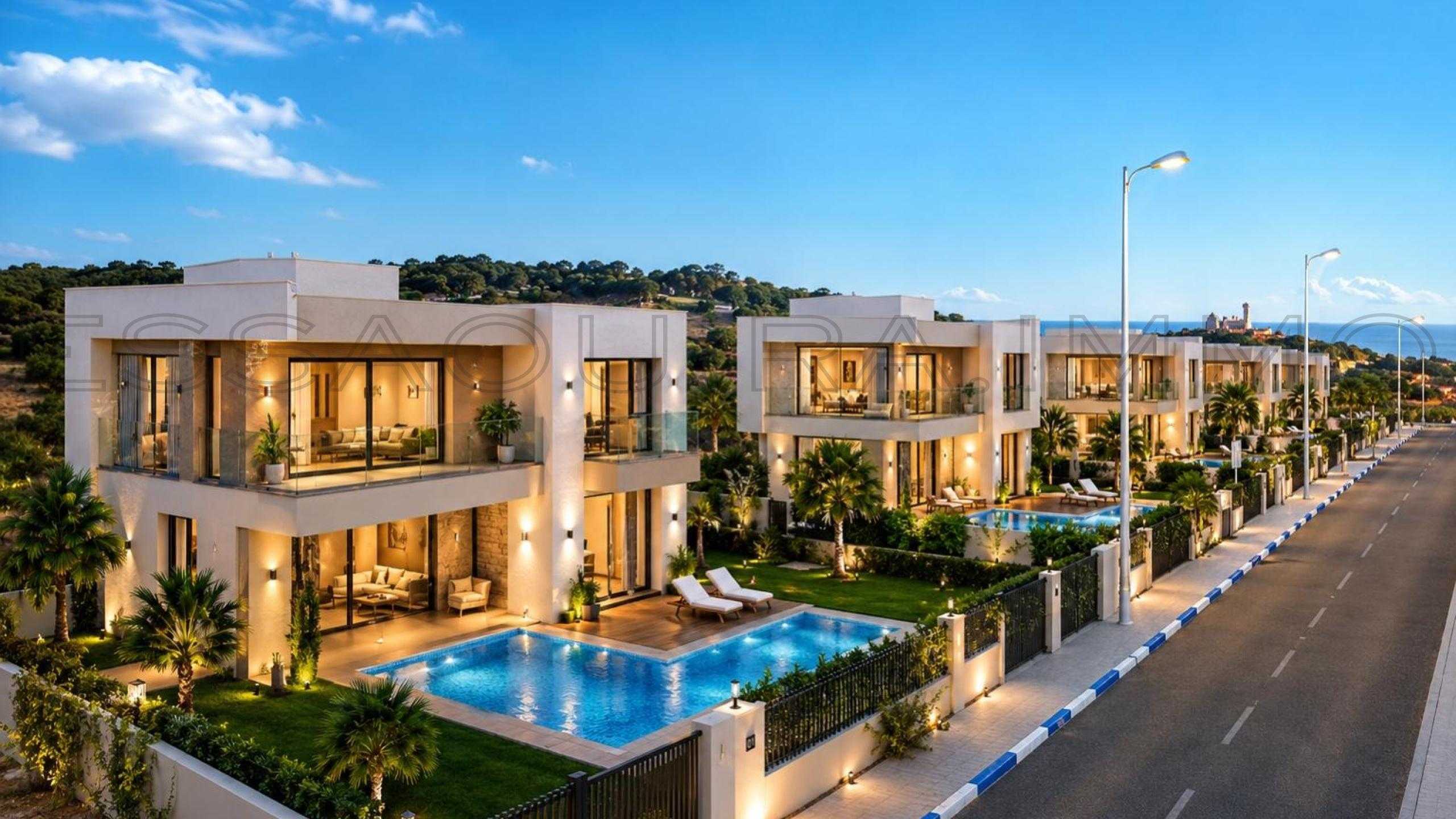 villa de 400 m&sup2; sur un terrain de 1,100 m&sup2;