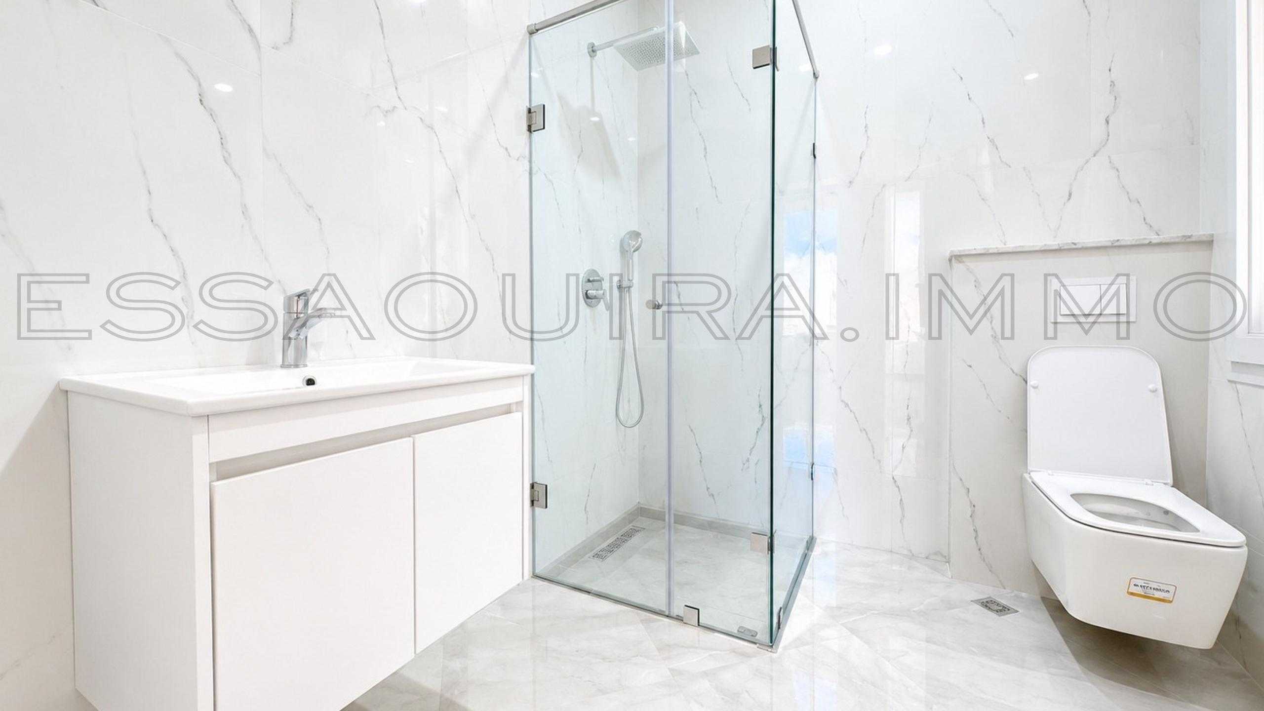 appartement avec 2 chambres et 1 salle de bain