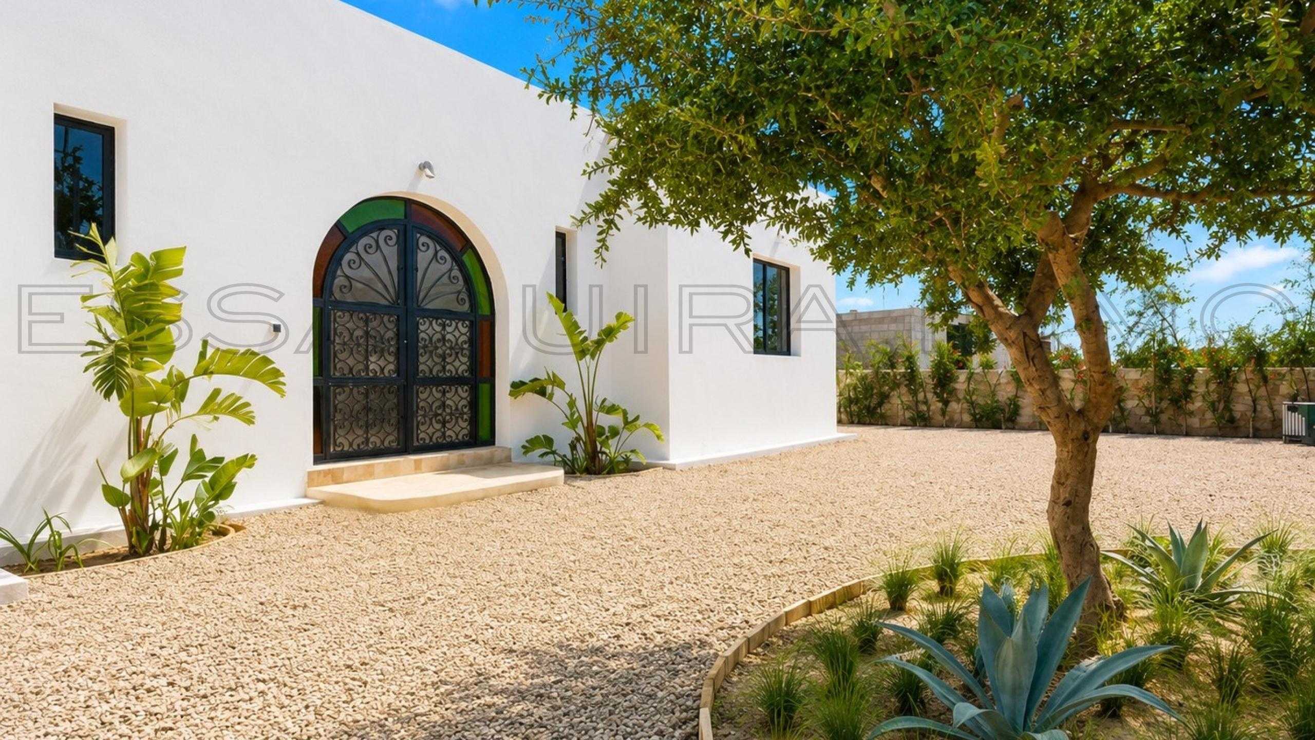 villa avec douche