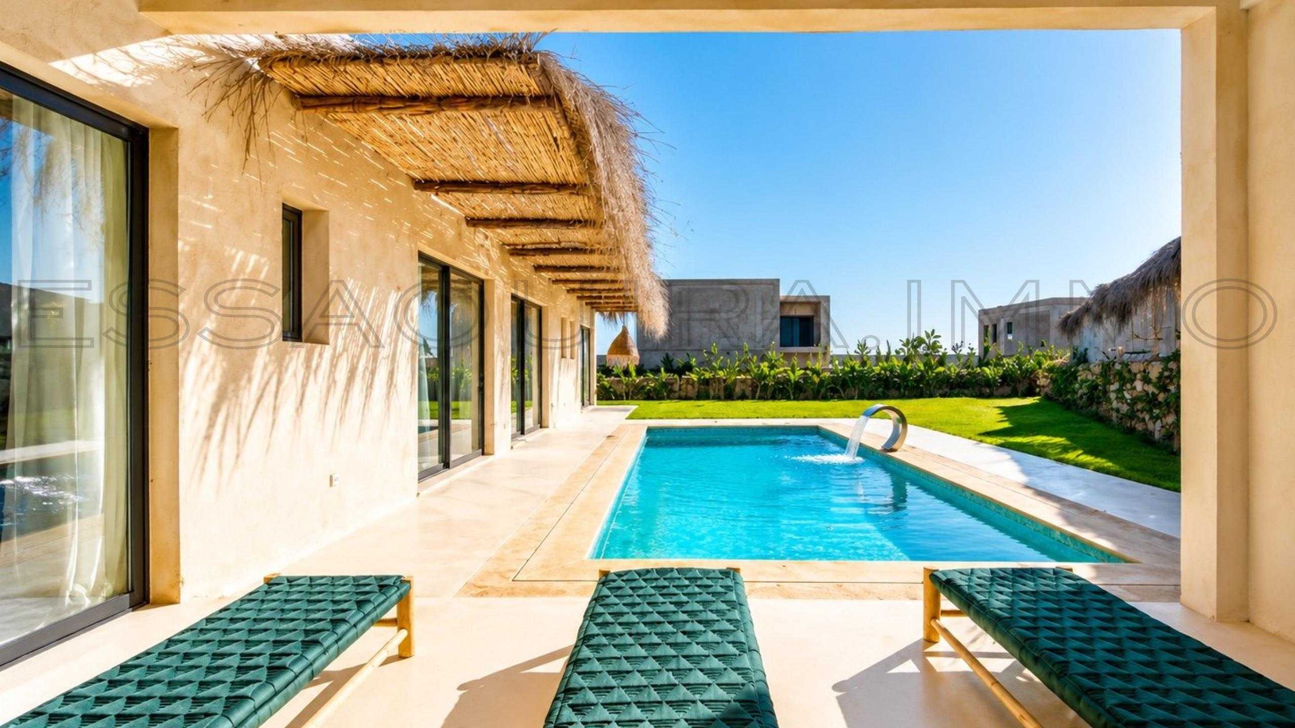 villa avec 3 chambres et 3 salles de bain
