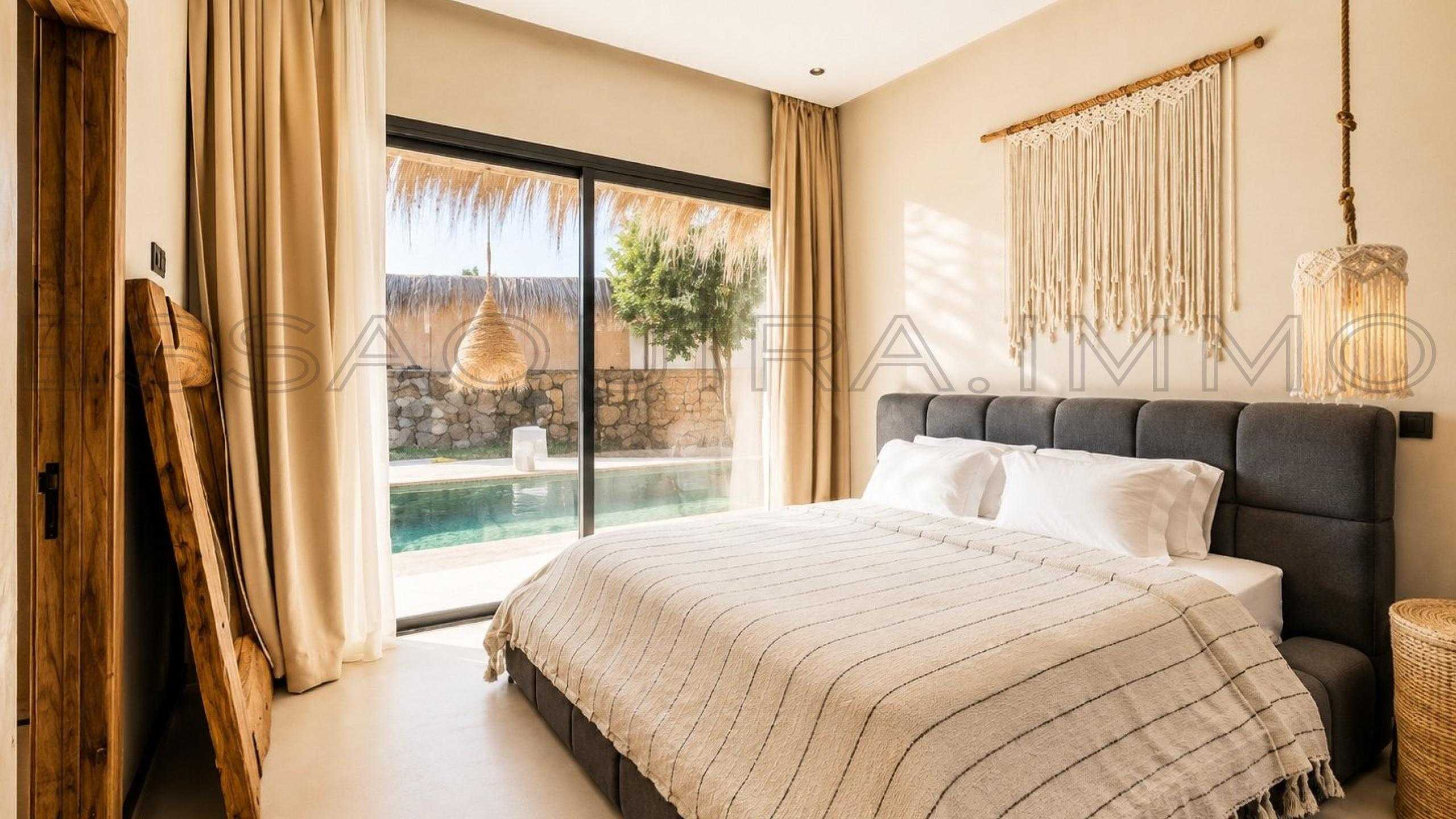 villa avec douche