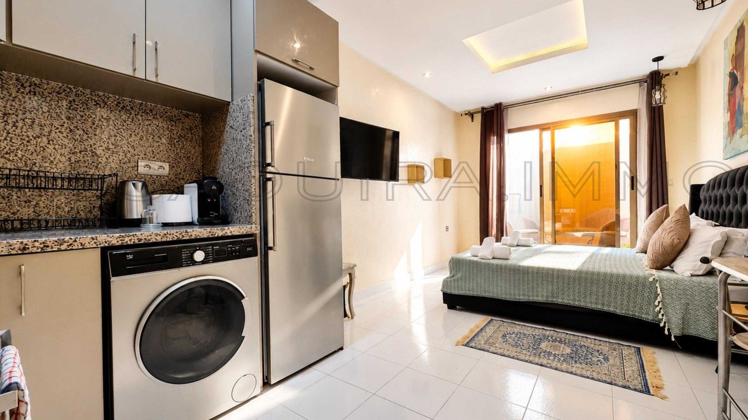 appartement avec 1 chambre et 1 salle de bain