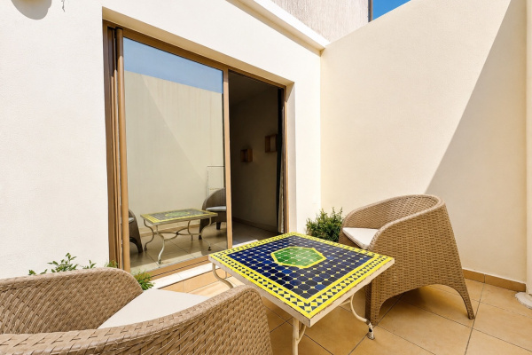 Studio avec terrasse privatif à 2 pas de la plage 