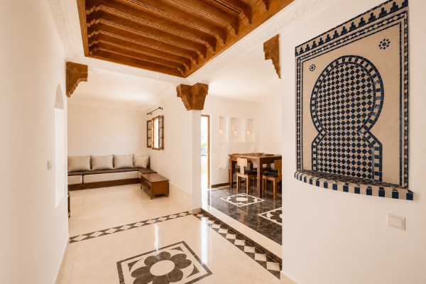 Appartement meublé avec cour privative