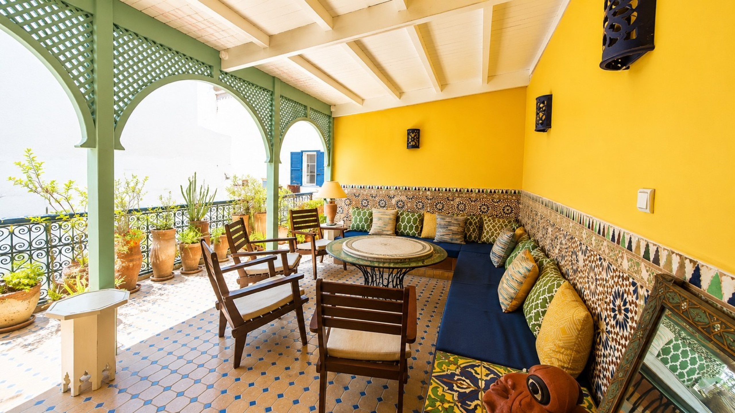 riad avec 4 chambres et 2 salles de bain