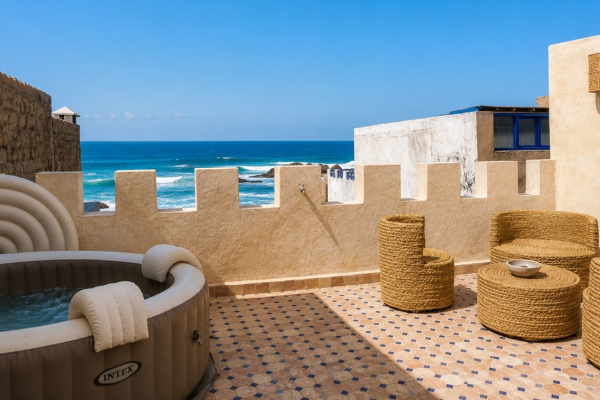 Authentique Riad de Charme avec Vue Panoramique sur l’Océan – Médina 