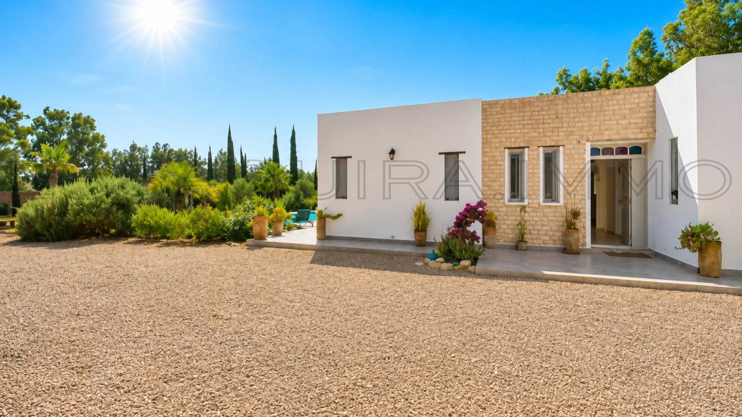 villa avec 4 chambres et 4 salles de bain
