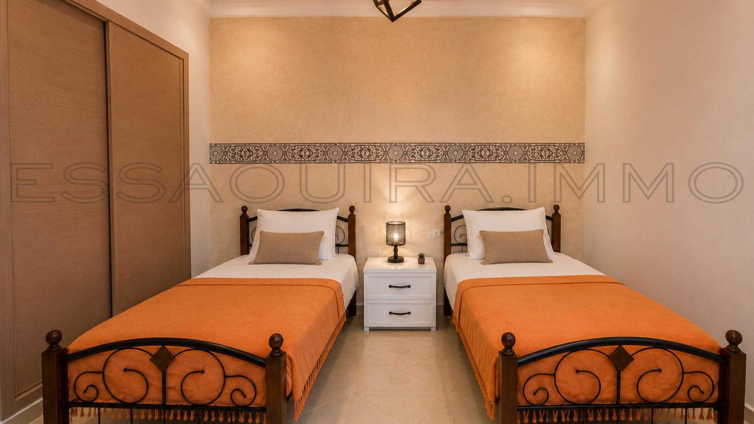 appartement avec 2 chambres et 1 salle de bain