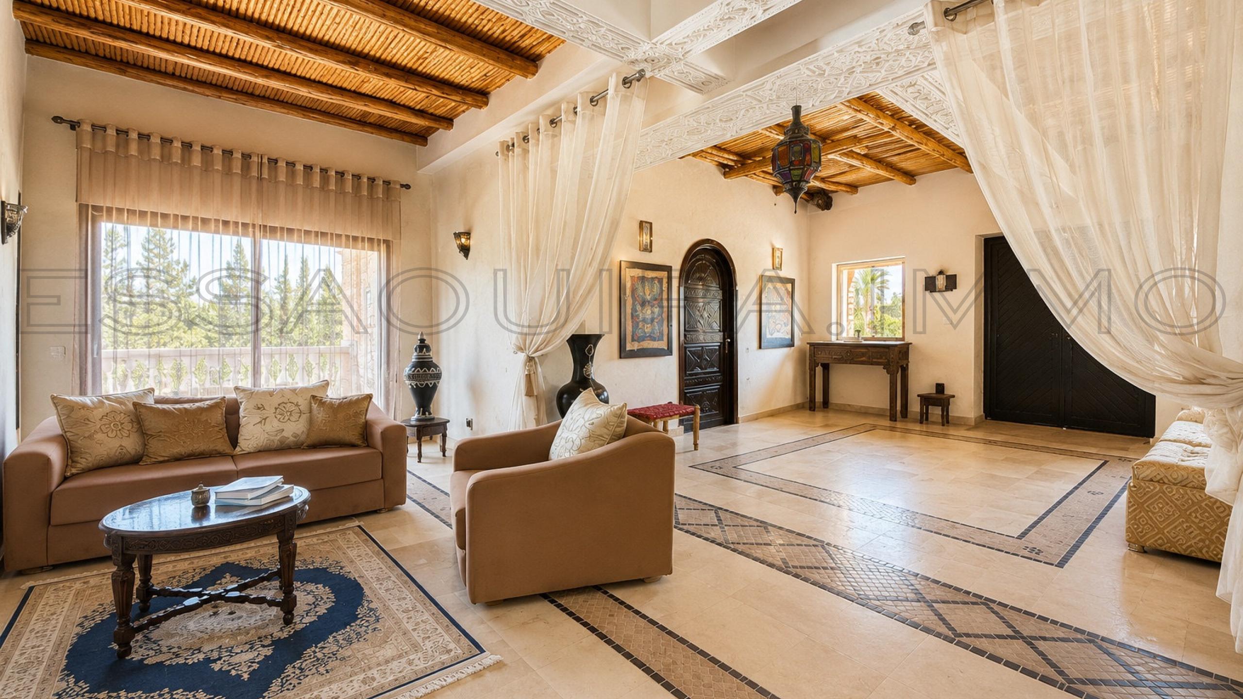 villa de 280 m&sup2; sur un terrain de 3,000 m&sup2;