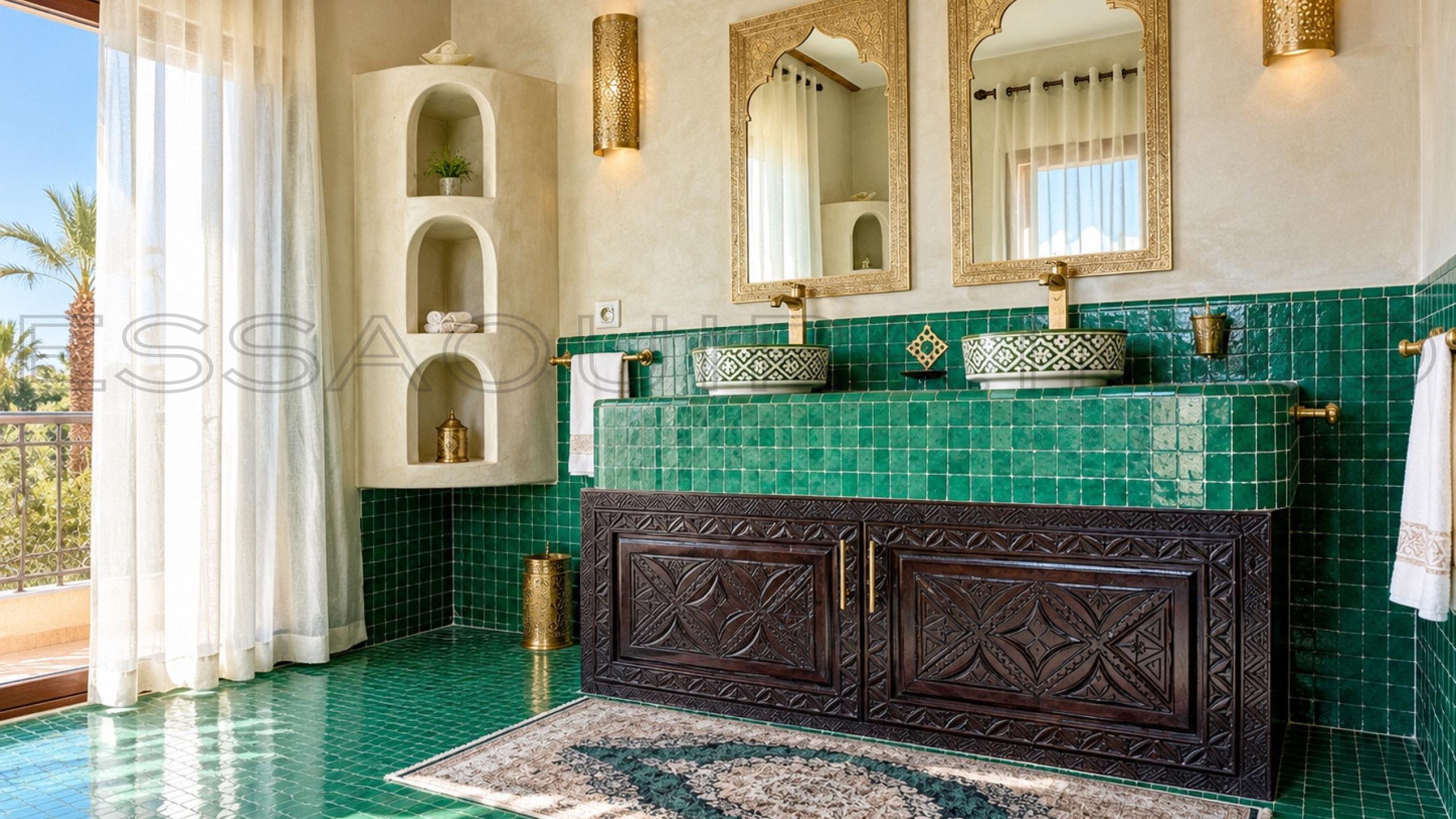 villa avec douche