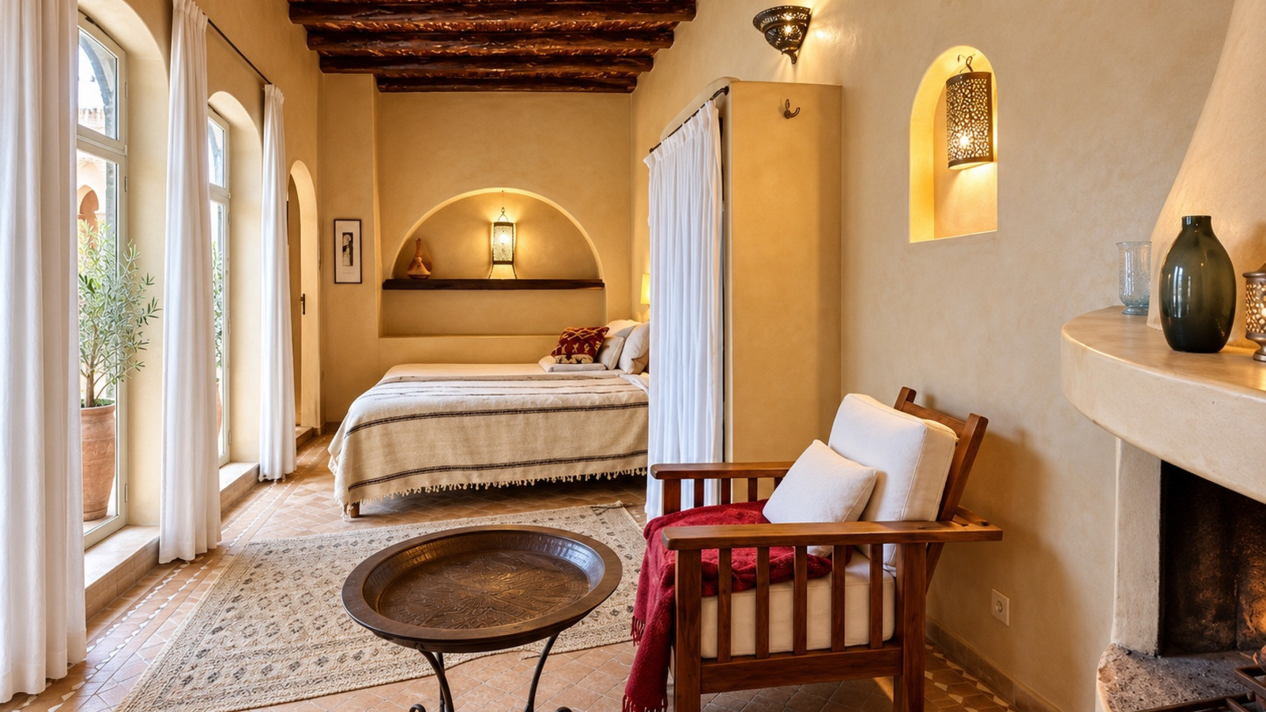 riad avec cuisine equipée